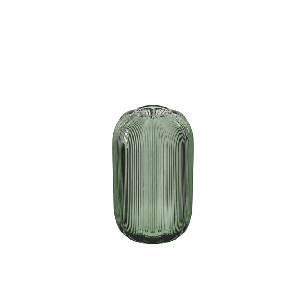 Villeroy & Boch - Fleur Verde, jarrón Decorativo Verde de 28 cm, jarrón Grande de inspiración Floral, Apto para lavavajillas, Hecho a Mano de Vidrio soplado, artículos de decoración para el hogar