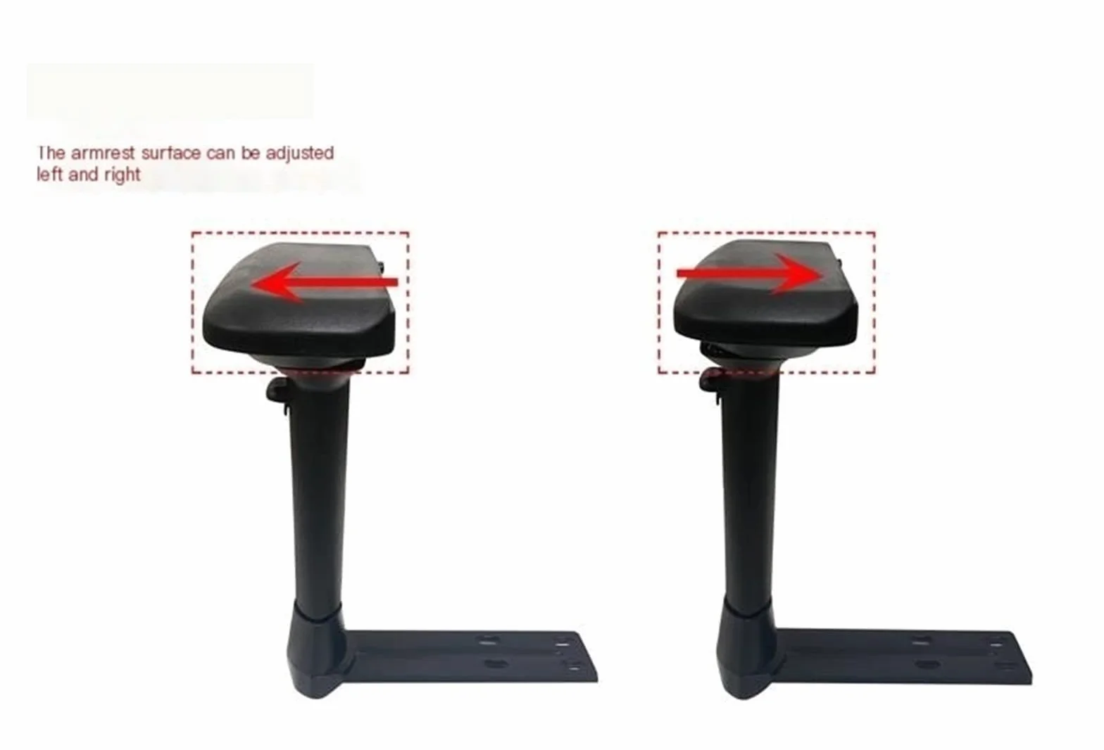 Silla para Juegos Silla De Carreras 2D 3D 4D Reposabrazos Piezas De Repuesto (Color : 4D 4 Holes, Size : A Pair)