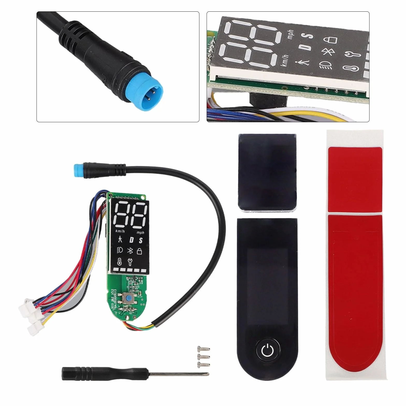 Panel de control de pantalla para scooter eléctrico Xiaomi M365/1S/PRO/PRO2/MI3