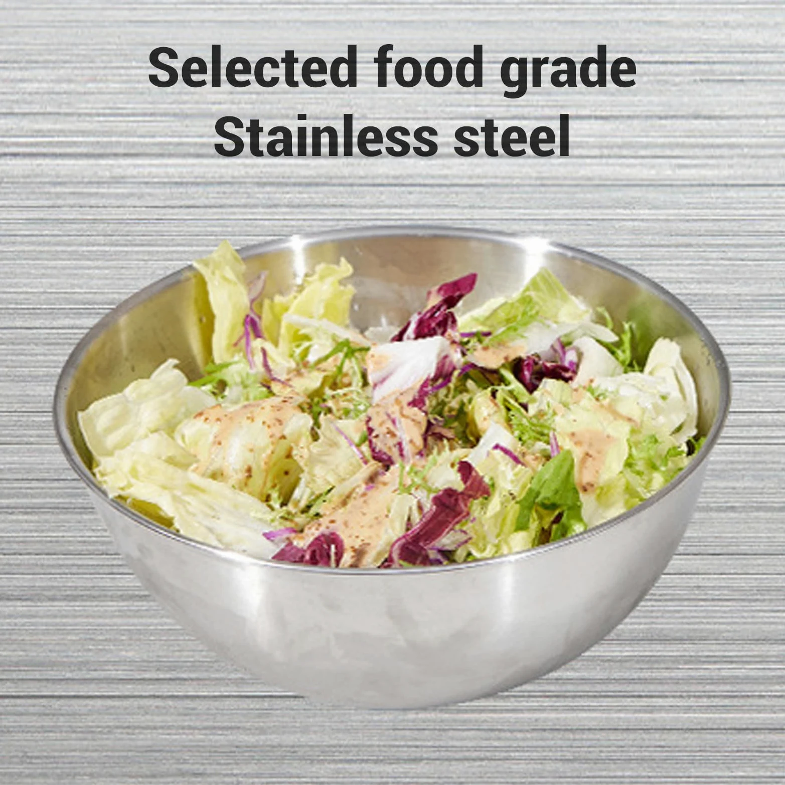 Tissting Bol De Ensalada Fría Con Tapa Transparente - 2 Unidades, Acero Inoxidable, Ideal Para Frutas Y Verduras, Mantiene Frescura, Fácil De Limpiar, Perfecto Para Fiestas Y Cenas
