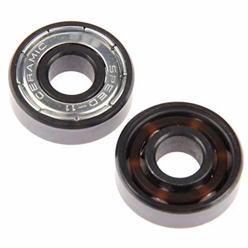 Rodamientos de cerámica 608 ABEC-11 6 cuentas para monopatín y patinaje