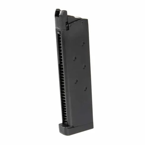 Genérico Golden Eagle Cargador de Airsoft para Pistola 1911 MEU, Gas Blowback, Negro