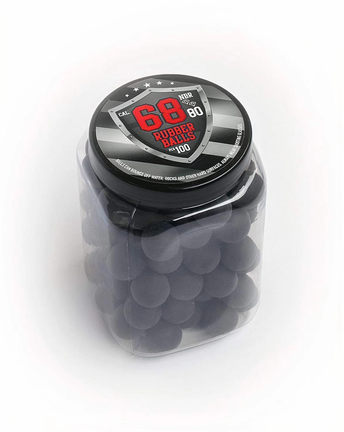 SSR 100 Bolas de Gomma Maciza Ram Paintball Rubberballs HDS SG 68 T4E .68 Calibre Ammo Munition