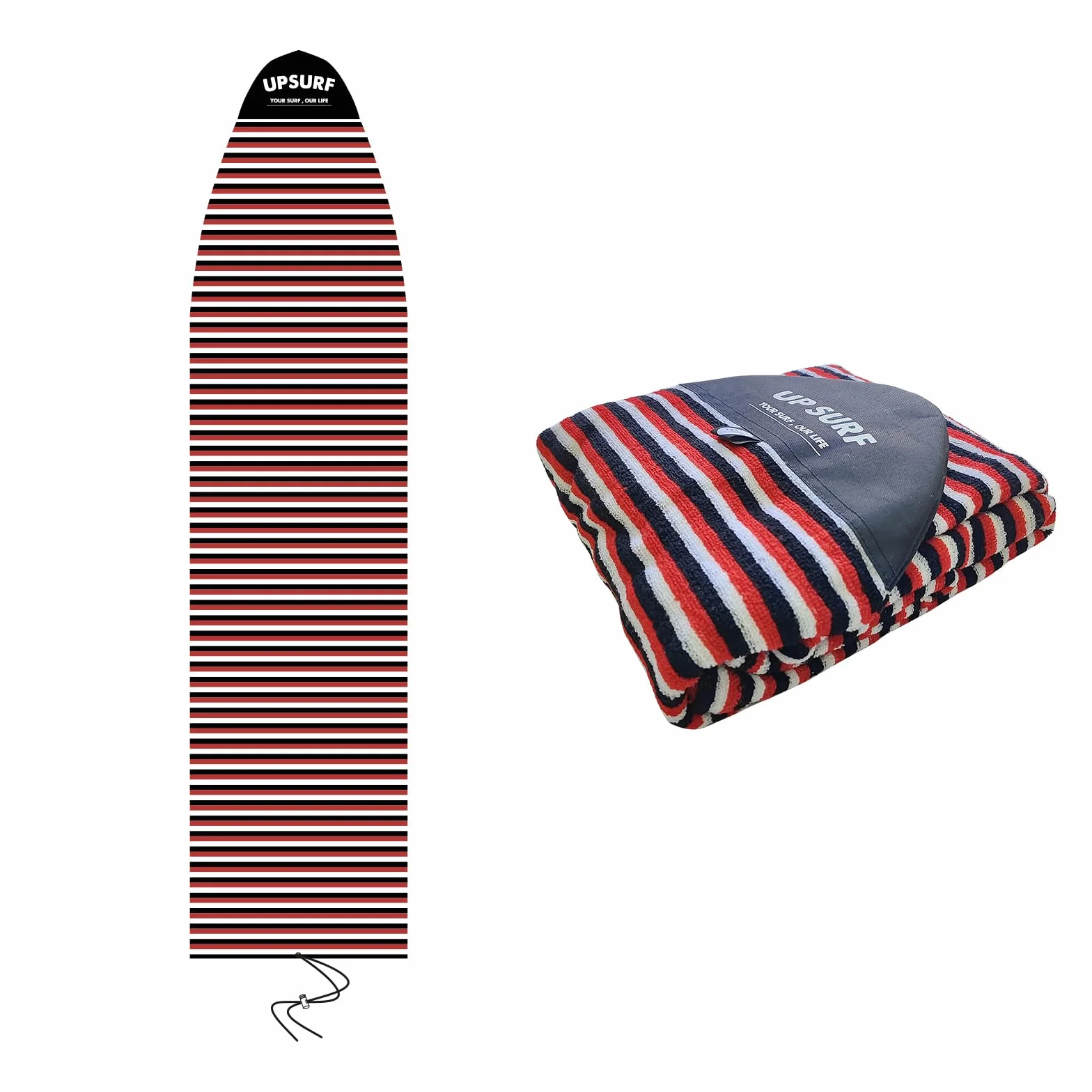 UPSURF Surfboard Sock Cover Long Board Light Protective Bag 5'11" 6'1" 6'4"
