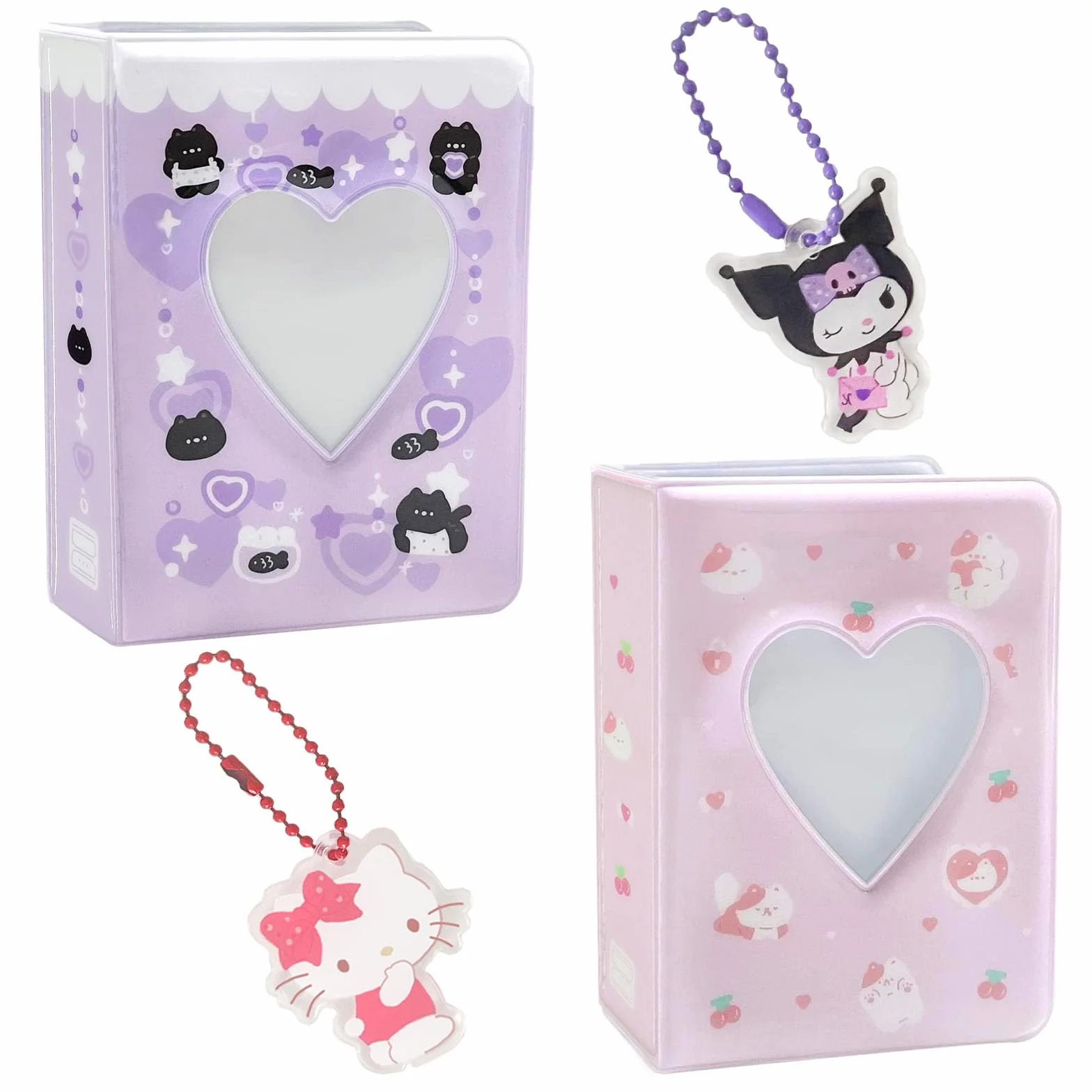 Juego De 2 Soporte Para Tarjetas Fotográficas Kpop, Mini álbum De Fotos Kpop, Photocard Holder, Mini álbumes De Fotos Con Llavero, Para Coleccionar Imágenes, Imagen