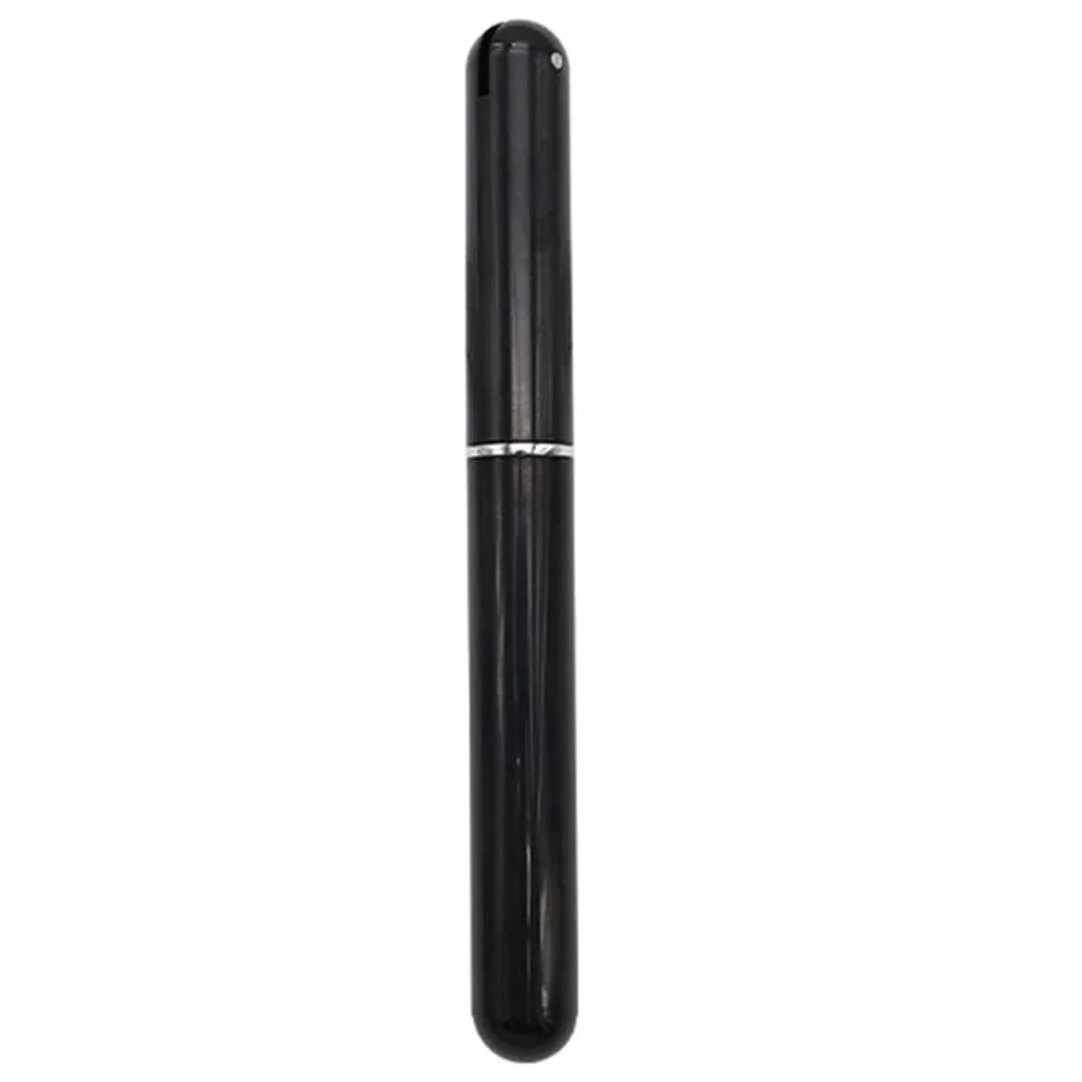 Abridor de Vino Portátil de Acero con Bomba de Aire A Presión, Sacacorchos, Abridor de de Vino con Forma de Bolígrafo, Herramienta Rápida para Cocina, Bar y Fiestas, Color Negro