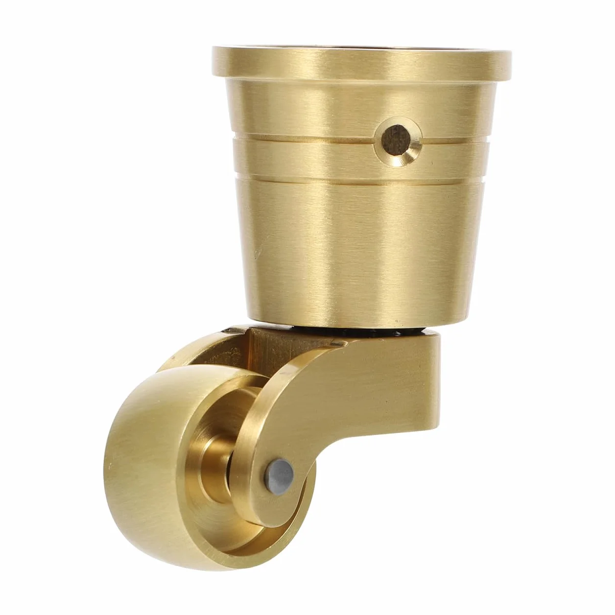 Ruedas giratorias de latón para muebles, sillas y sofá