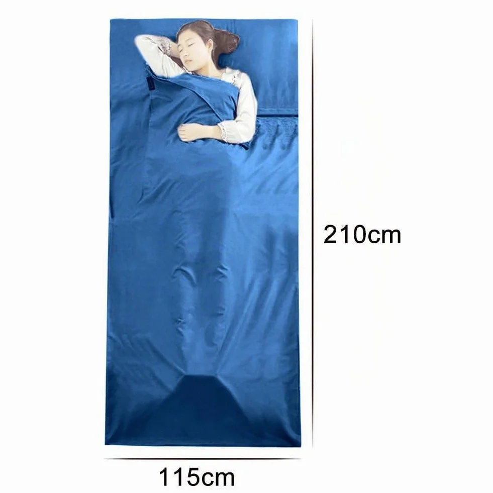 Saco de Dormir Suave y Ligero para Camping, Hostales, Hoteles y Viajes de Verano