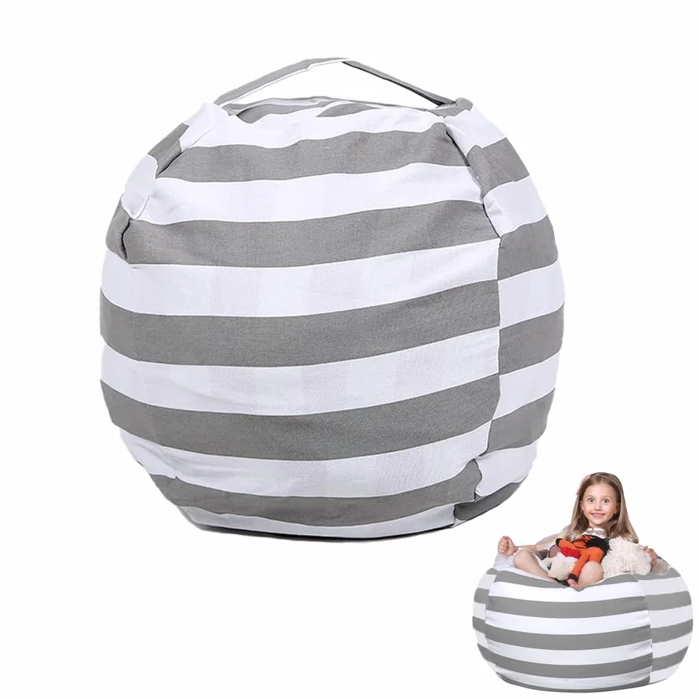 Puf de Peluche, 38" Bolsa de Almacenamiento de Juguetes, Bolsa Almacenamiento, Almacenamiento de Juguetes, Juguetes Felpa, Bolsa Frijoles Lona, para Ropa, Juguetes