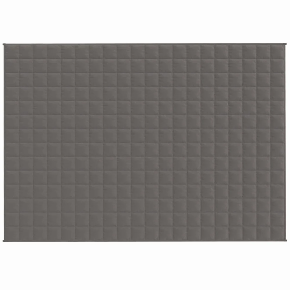 INLIFE Manta ponderada gris 138 x 200 cm 6 kg tejido casa y jardín, ropa (6,41 kg)