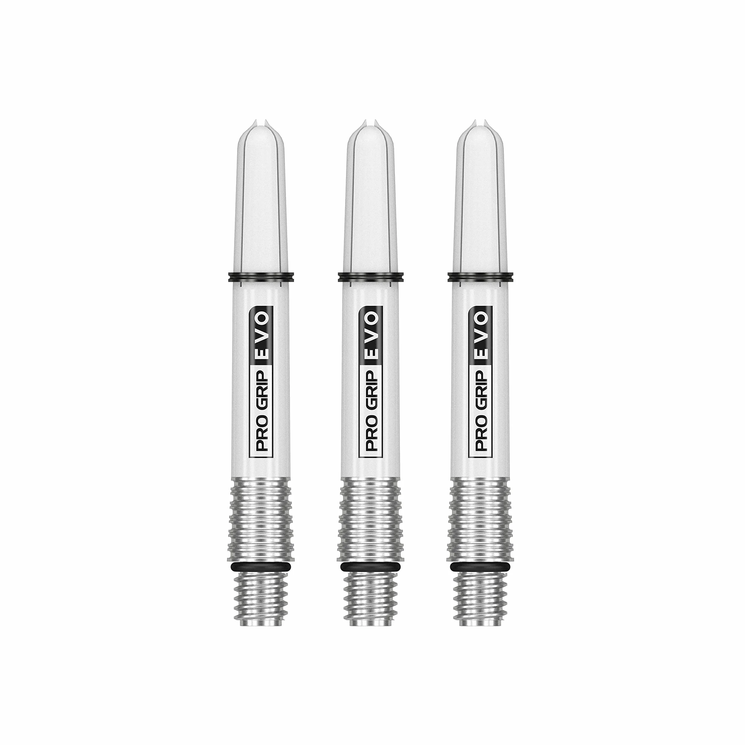 Target Darts Plata Pro Grip EVO Aluminio Cañas Dardos Cortos