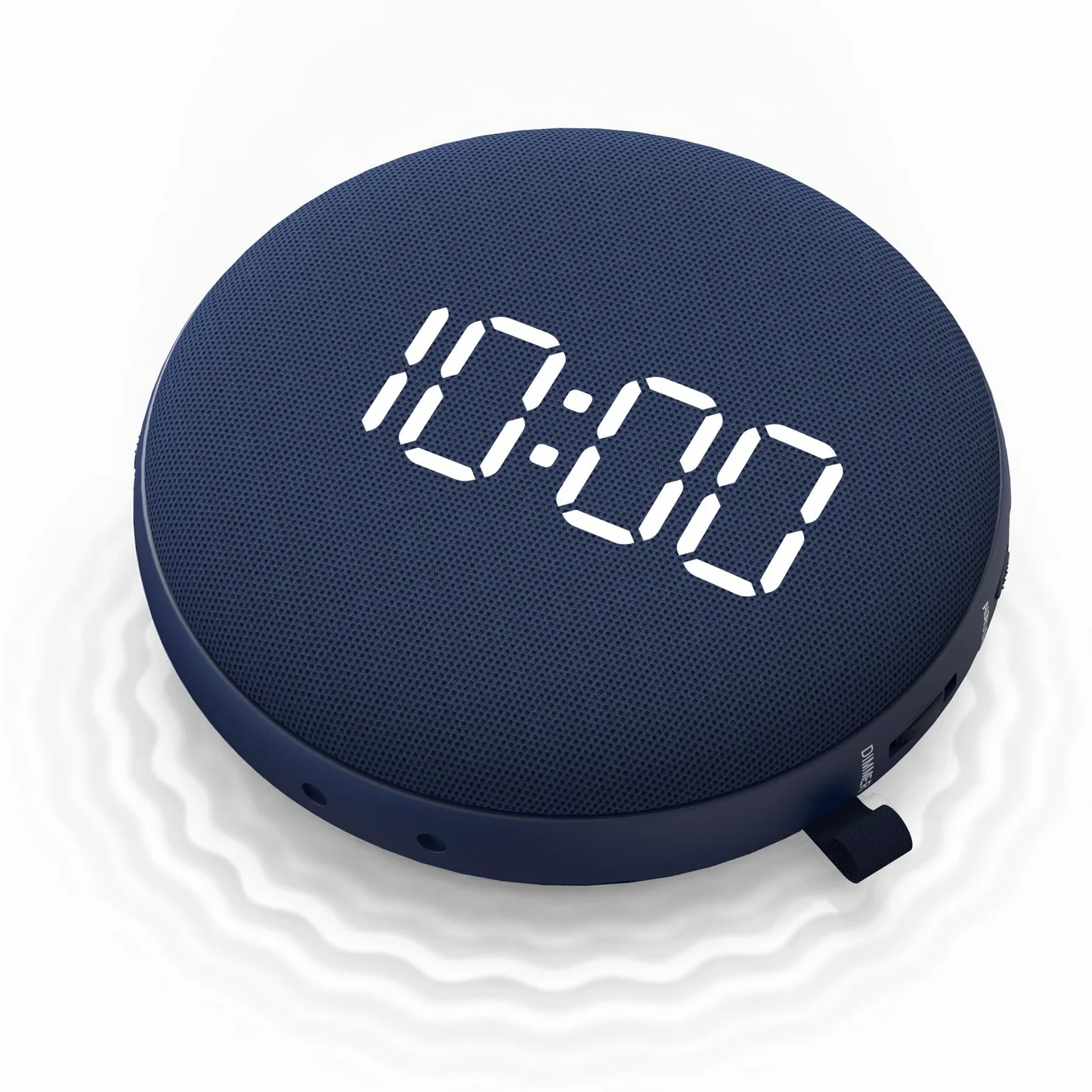 REACHER Despertador vibratorio para dormilones, Despertador Fuerte para Dormitorio, Alarma vibratoria bajo la Almohada, atenuación automática, sin Cables y Recargable, Ideal para sordos