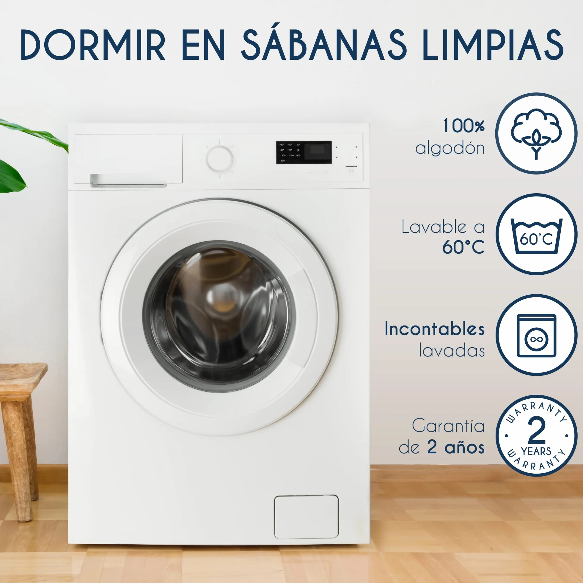 Dreamzie Juego de 2 Sabanas Cuna 60x120 Algodon Ajustables - Oeko Tex Certificado - Blanco Y Beige - Sabana Bajera Cuna 60x120 Algodon 100% Jersey