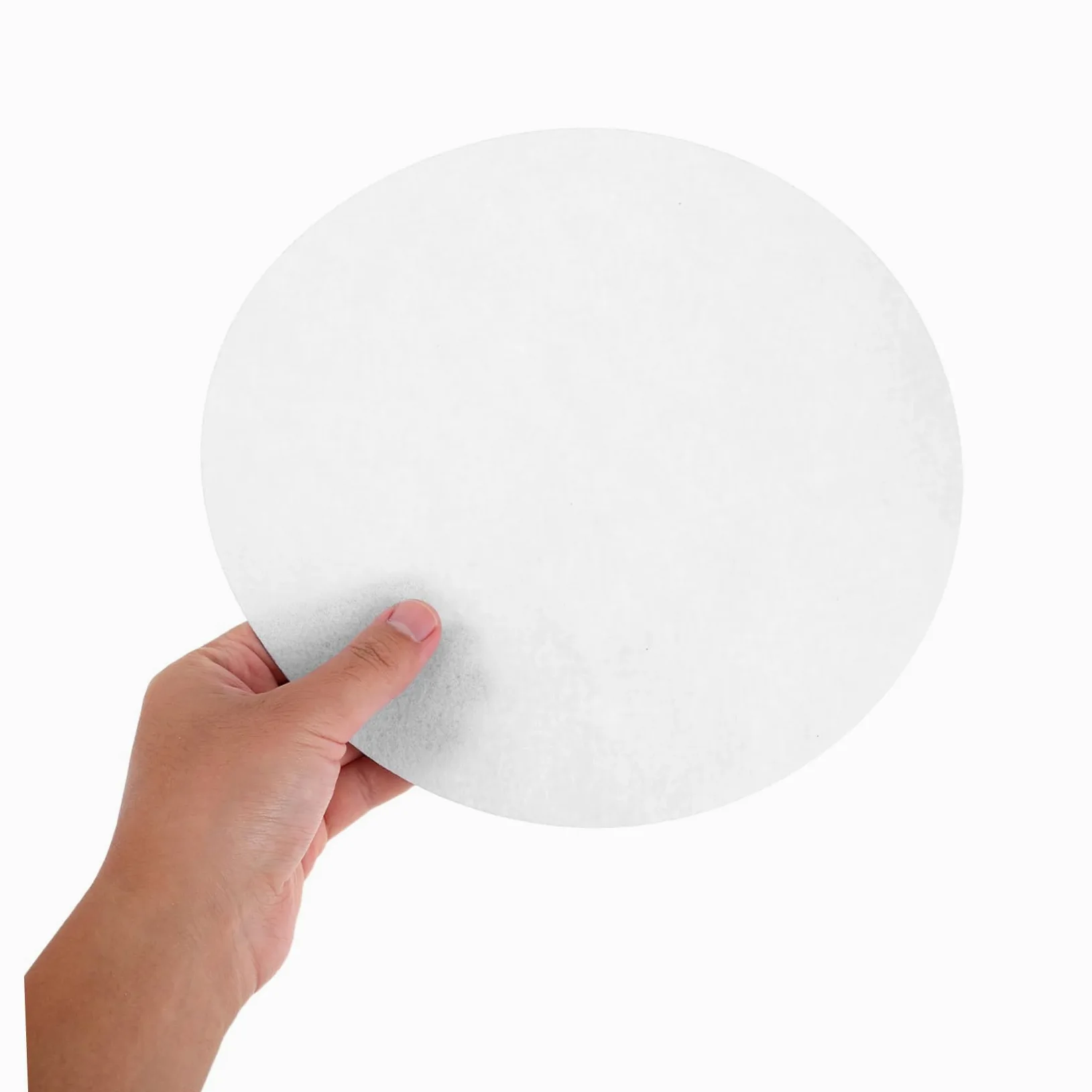 50 Piezas Protector de Placa Fieltro Separador de sartenes agarraderas para ollas de Cocina White