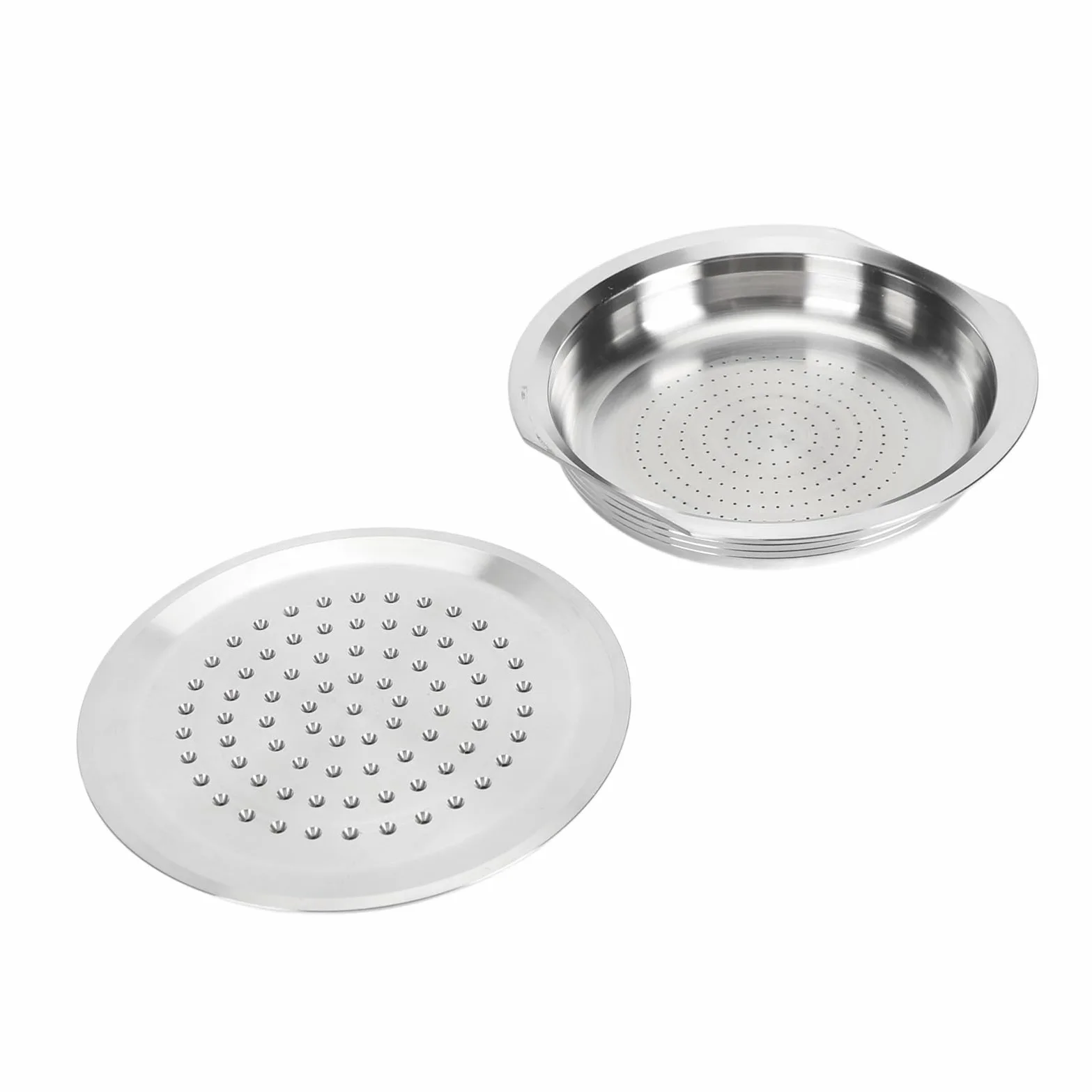 Syrisora Cápsula de café reutilizable, filtro de cápsulas de café recargable de acero inoxidable 304 con cepillo y cuchara para cafeteras