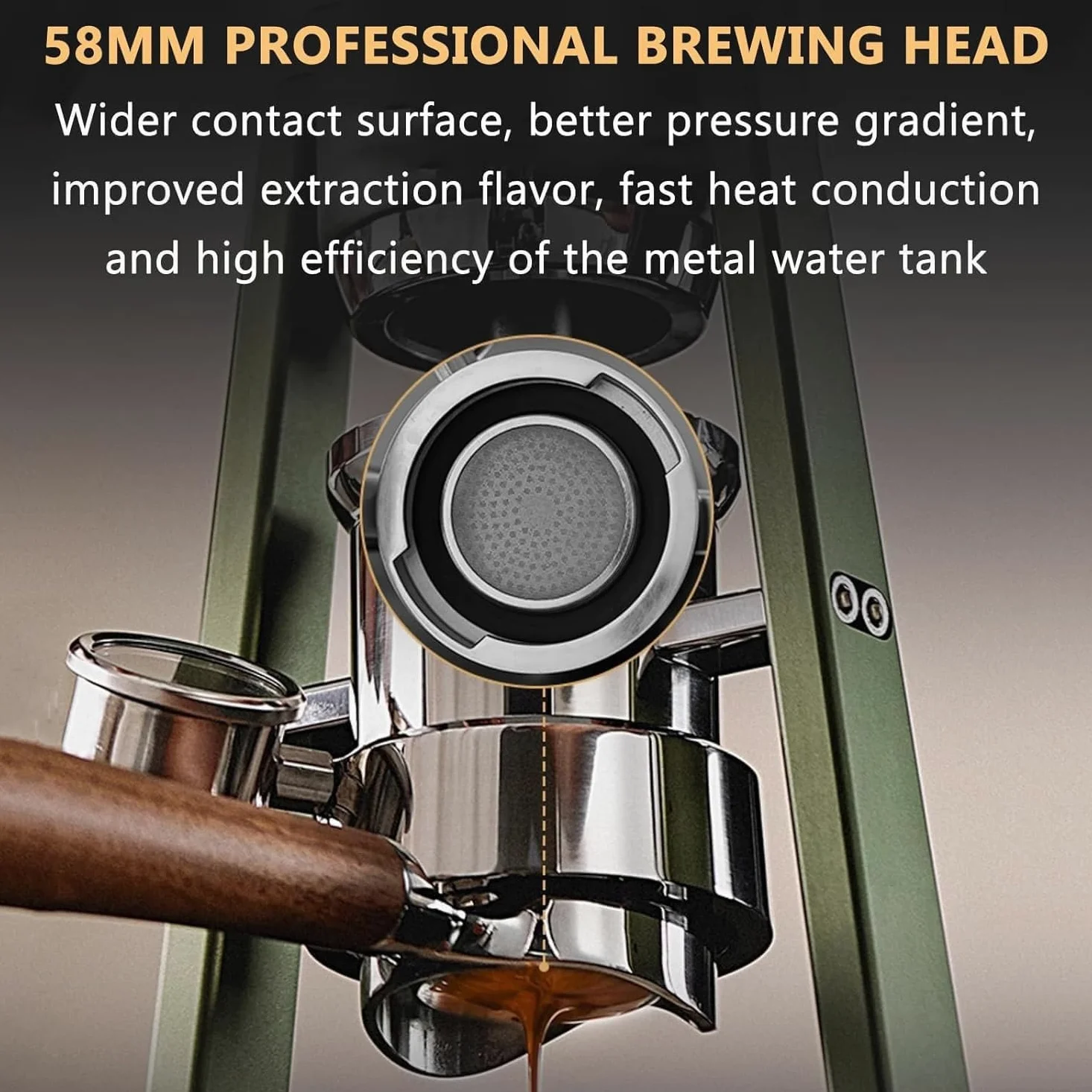 Cafetera portátil de prensa manual, máquina de espresso de palanca manual con cuenco para polvo, presión de extracción de 0 a 12 bares, capacidad de 80 ml para el hogar y exteriores