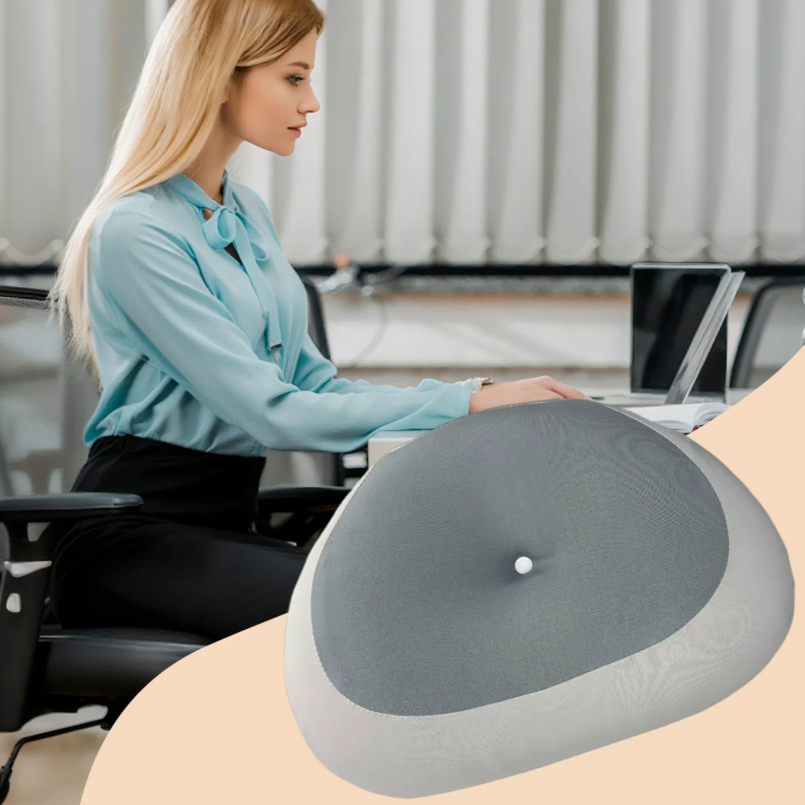 Genérico Almohada Cervical De Cuello para Dormir Transpirables Ortopédicos | Almohada De Cama Ergonómica Viscoelástica Para Hombro Cojín Cama Unisex Abajo Hogar Viaje