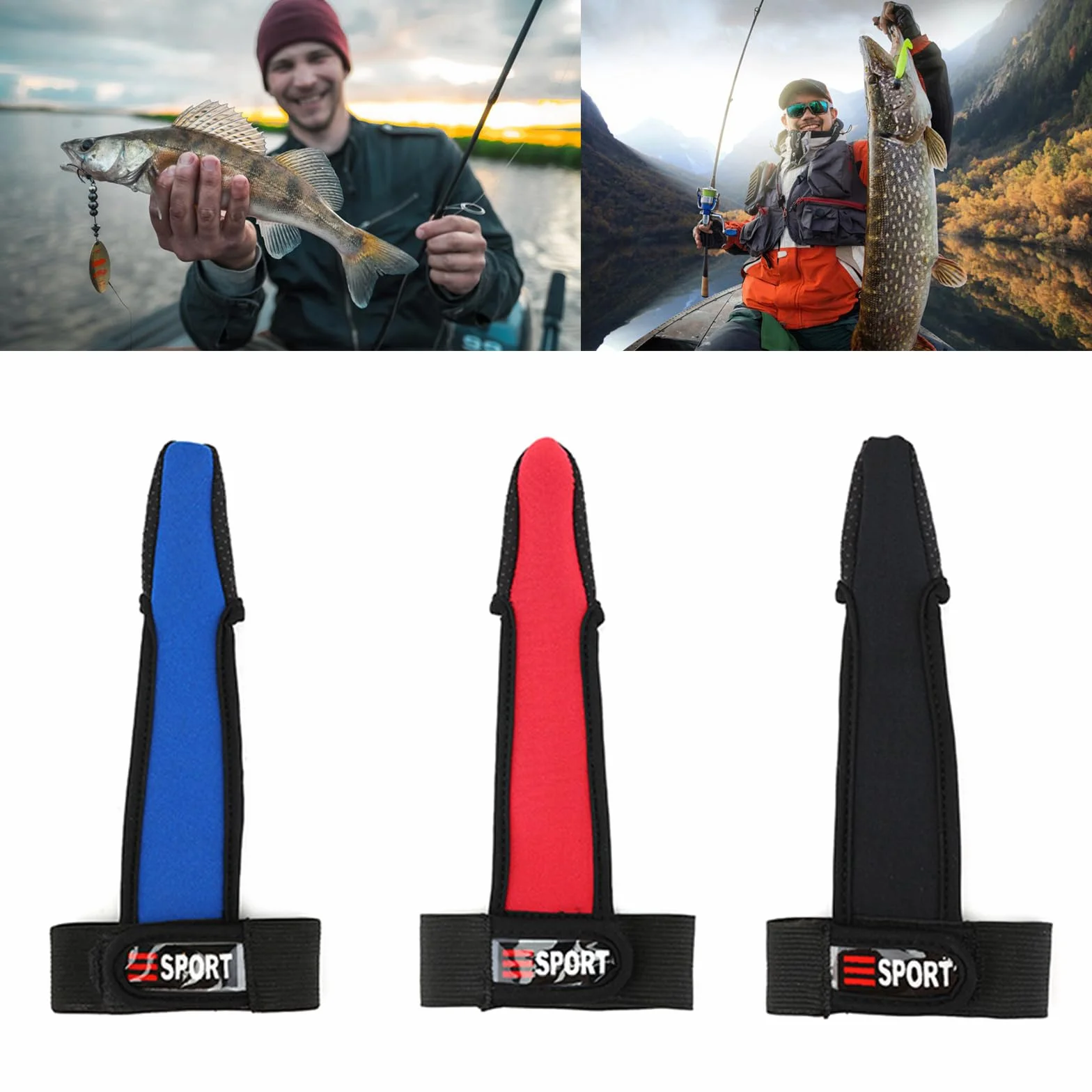 Guantes de pesca profesional protector de dedo accesorio