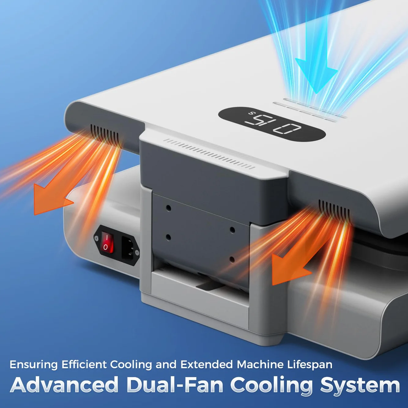 SCULPFUN H1 Prensa Térmica Automática Profesional, Máquina de Sublimación con Presión Inversa desde Abajo hacia Arriba 80kg, Calentamiento Rápido 38x38cm para Camisetas DTF HTV Vinilo