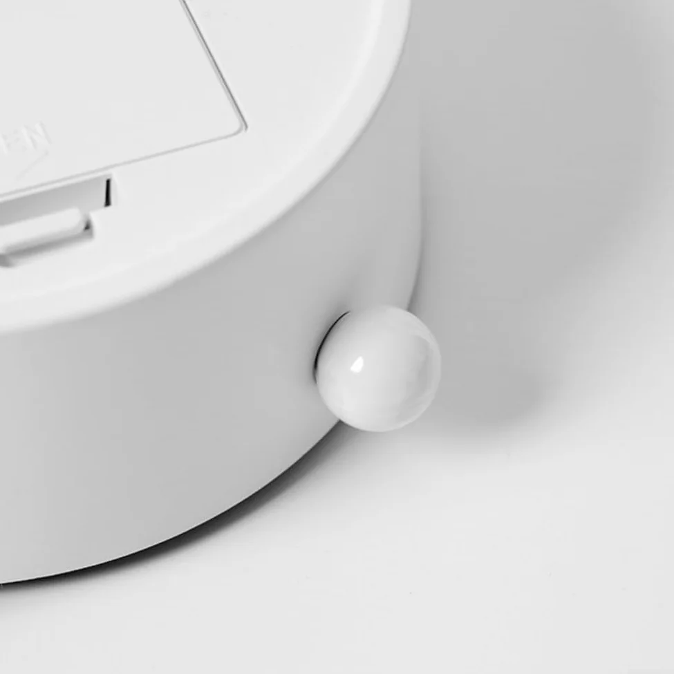 Reloj Despertador LED Inteligente para el hogar, con Alarma Dual, Temporizador de Cuenta Regresiva, ABS, para dormitorios, visualización de Fecha (Negro)