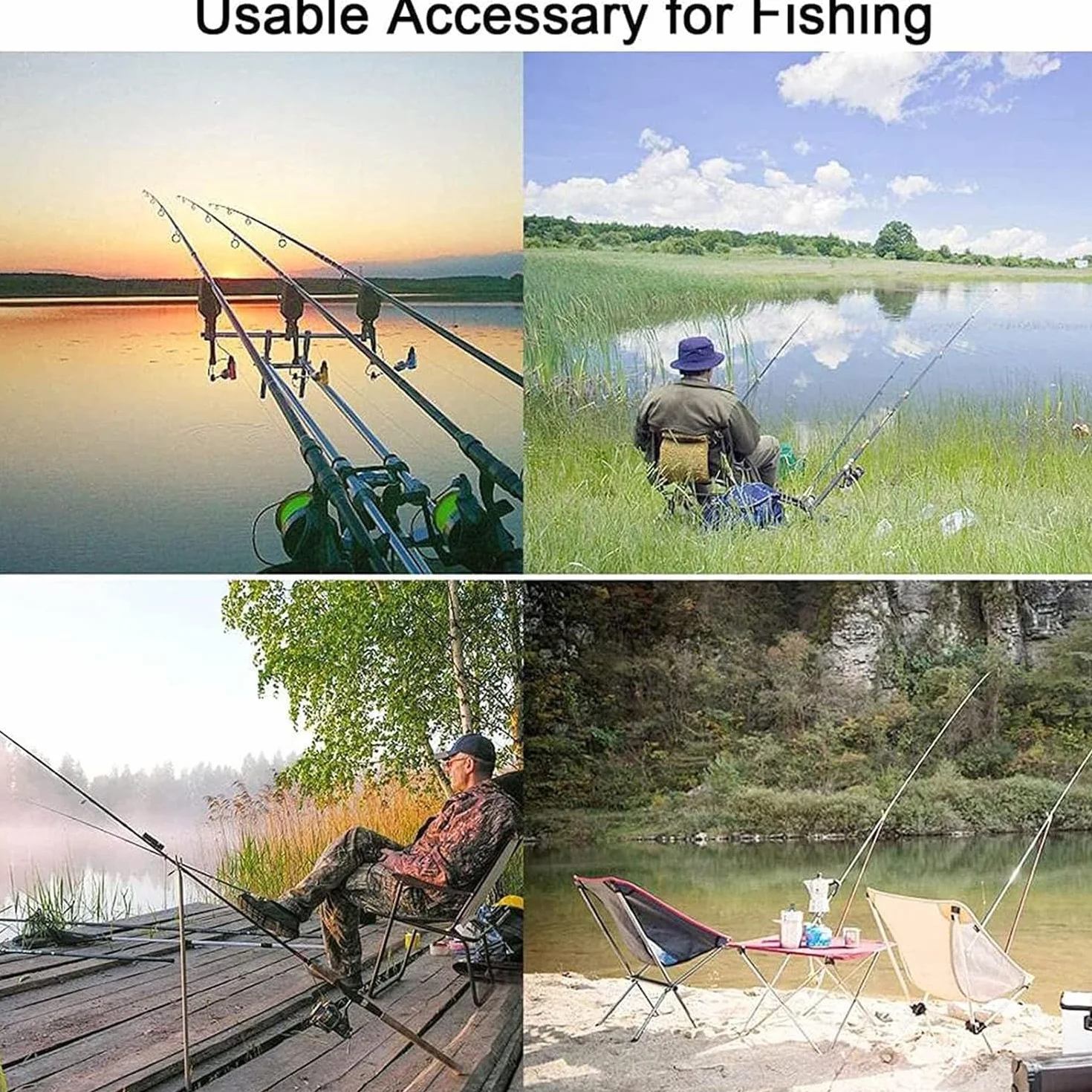 20PCS Campanas De Pesca En Espiral con Clips Ligeros, Campanas Alarma Nocturna De Picadura Sonido Claro Y Fuerte, para Aparejos De Pesca Nocturna En El Mar