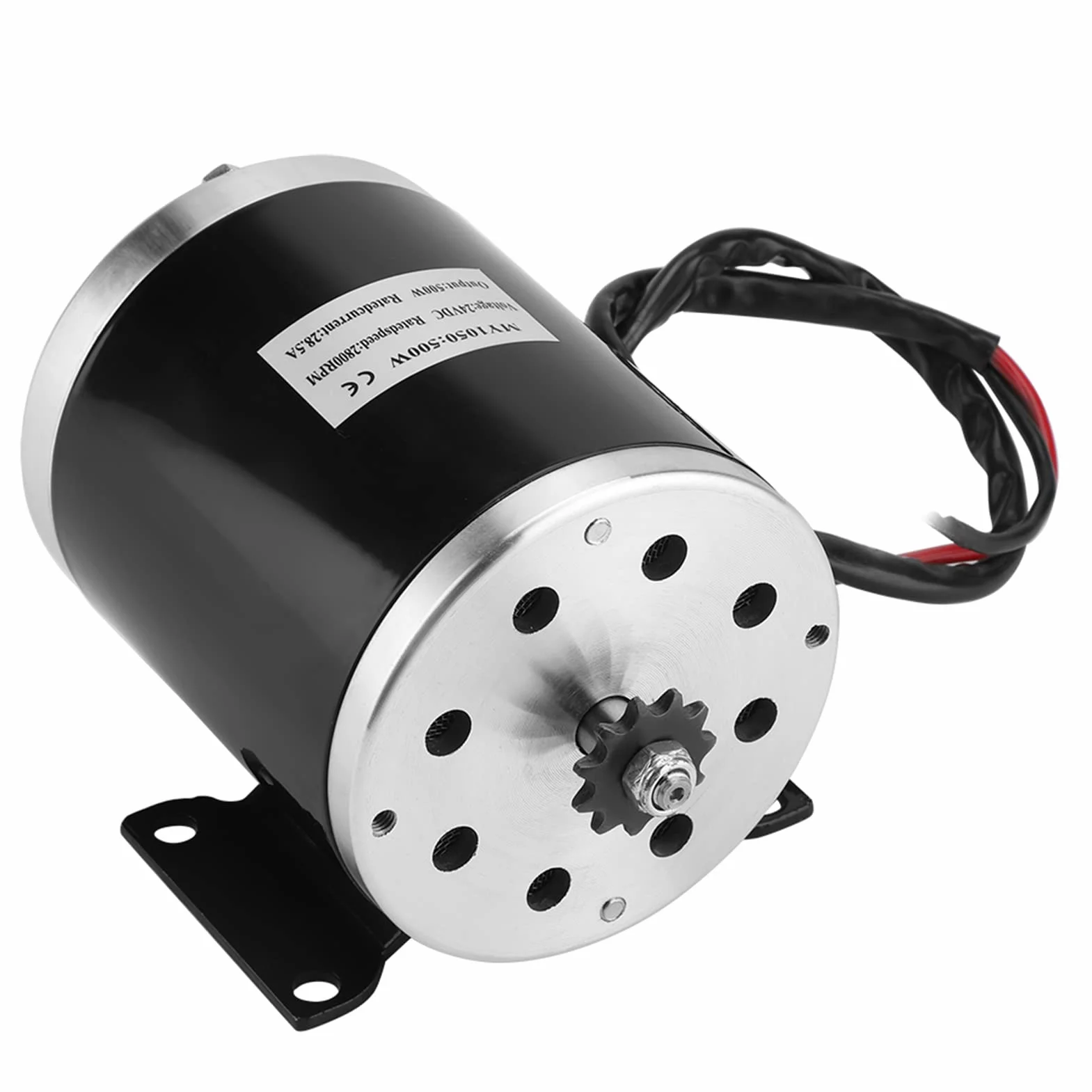 Motor Eléctrico 500W 24V DC E-Scooter con Soporte