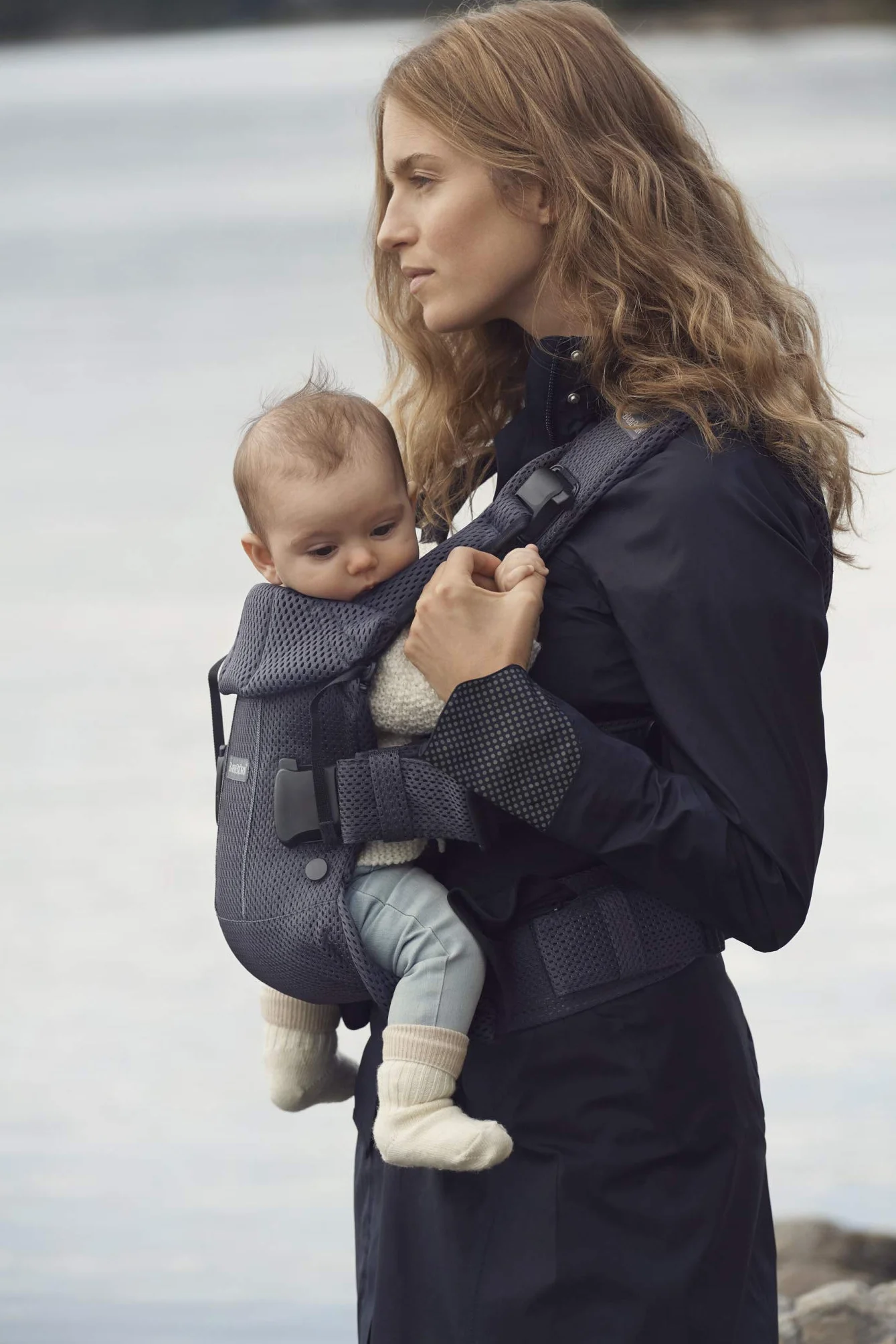 BABYBJÖRN Mochila Porta Bebé One Air, 3D Mesh, Antracita