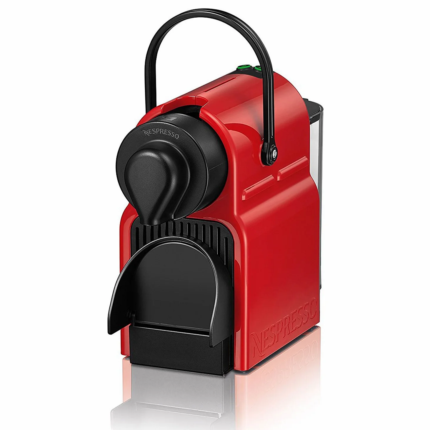 Nespresso Inissia Krups XN100510, Cafetera de Cápsulas, Rojo