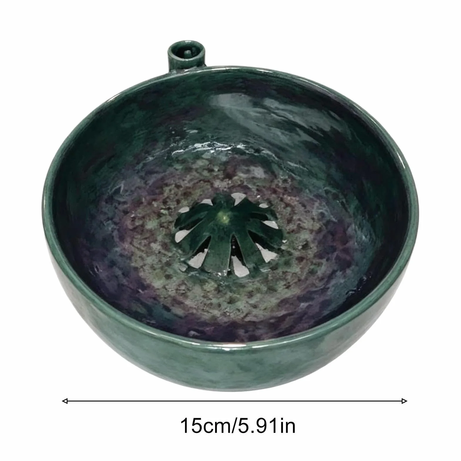 Generisch Bayas Remolino, Fruit Spinner | Cerámica OBS T Y Cuenco Con Drenaje | Cesta giratoria automática para limpieza rápida, Herramienta de cocina
