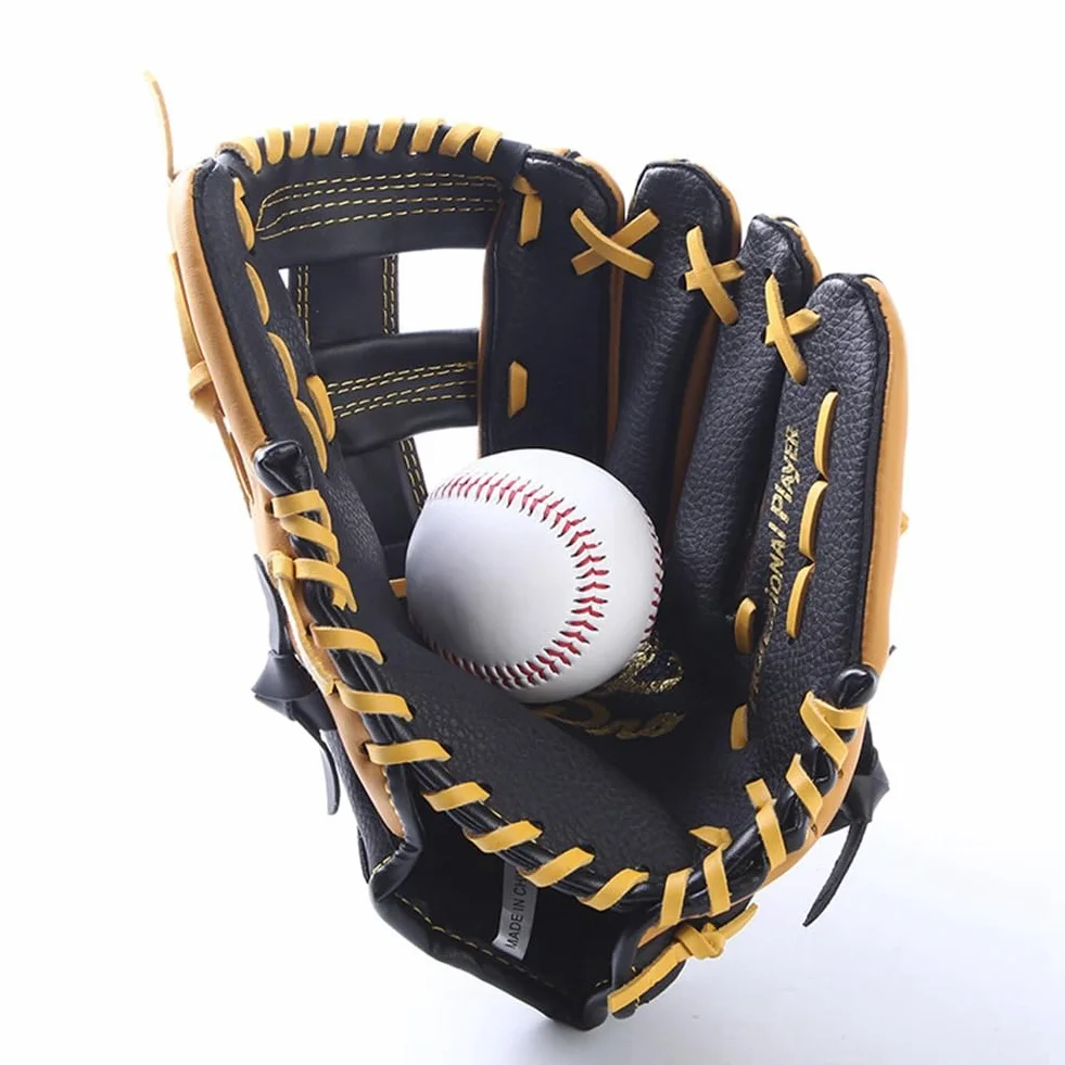 Guante de Béisbol de Piel de Vaca de Doble Capa 12,5 Pulgadas para Adultos