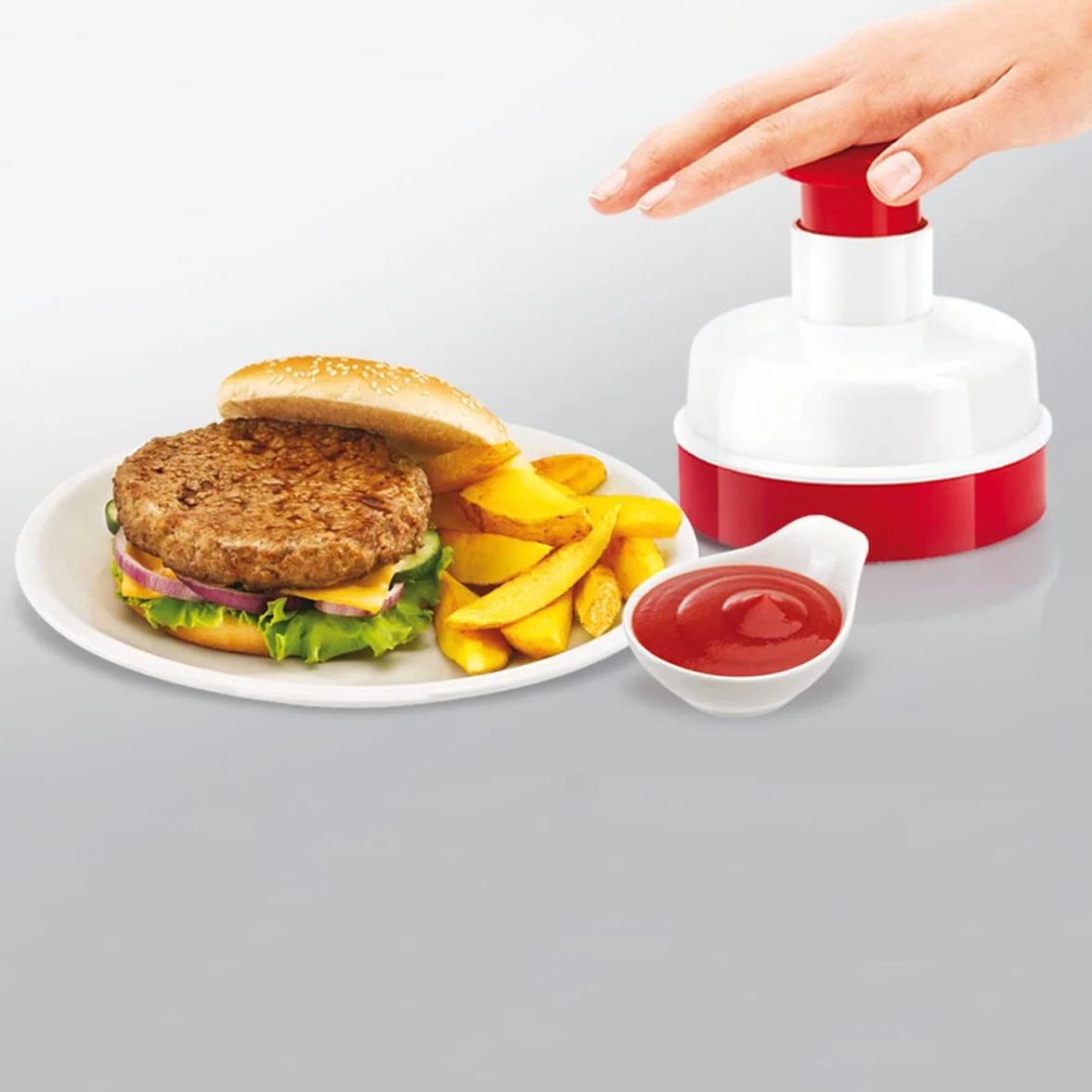 Metaltex HAMBURGER-Molde de Hamburguesas