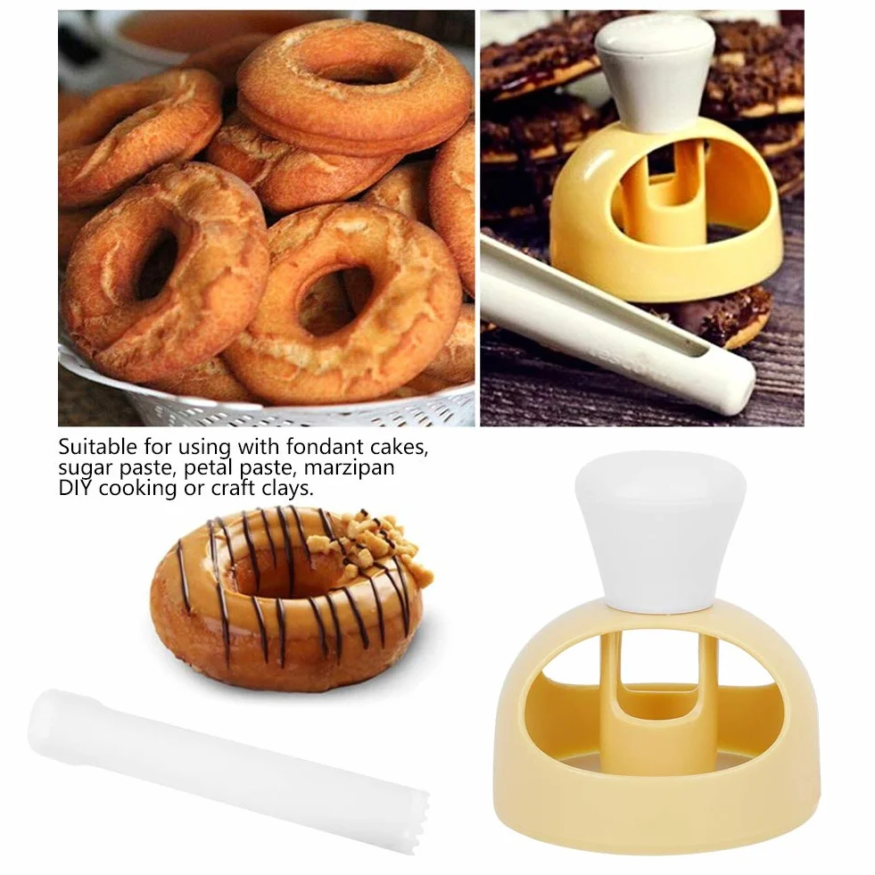 Donut Maker, Cortador de Pan, Herramientas para Donuts, Cortador para Hacer Donuts, Postres, Donuts, Galletas, Molde para Hornear Pasteles, Herramienta DIY