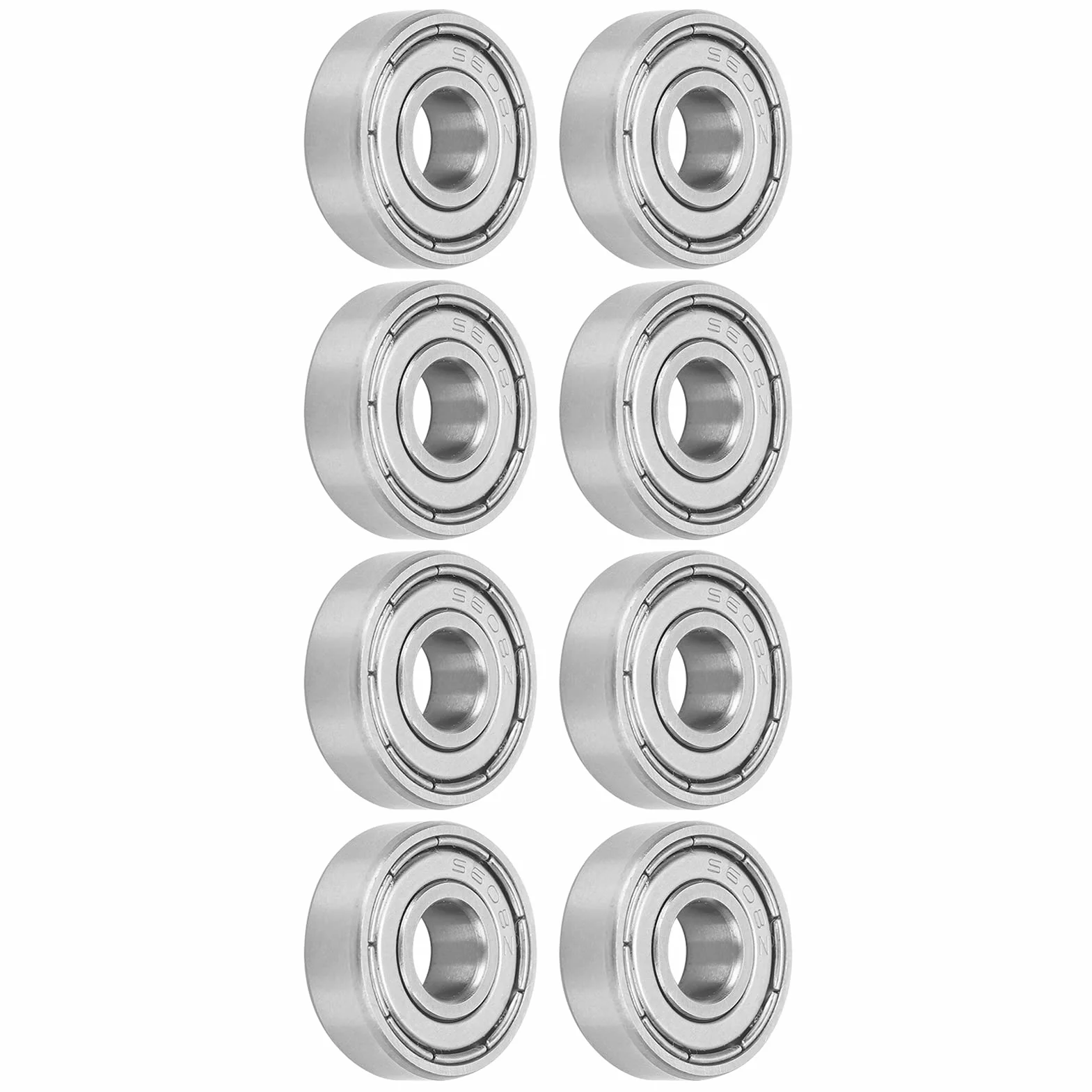 S608Z Bolas De Rodamientos De Acero Inoxidable 8x22x7mm 10 Uds.