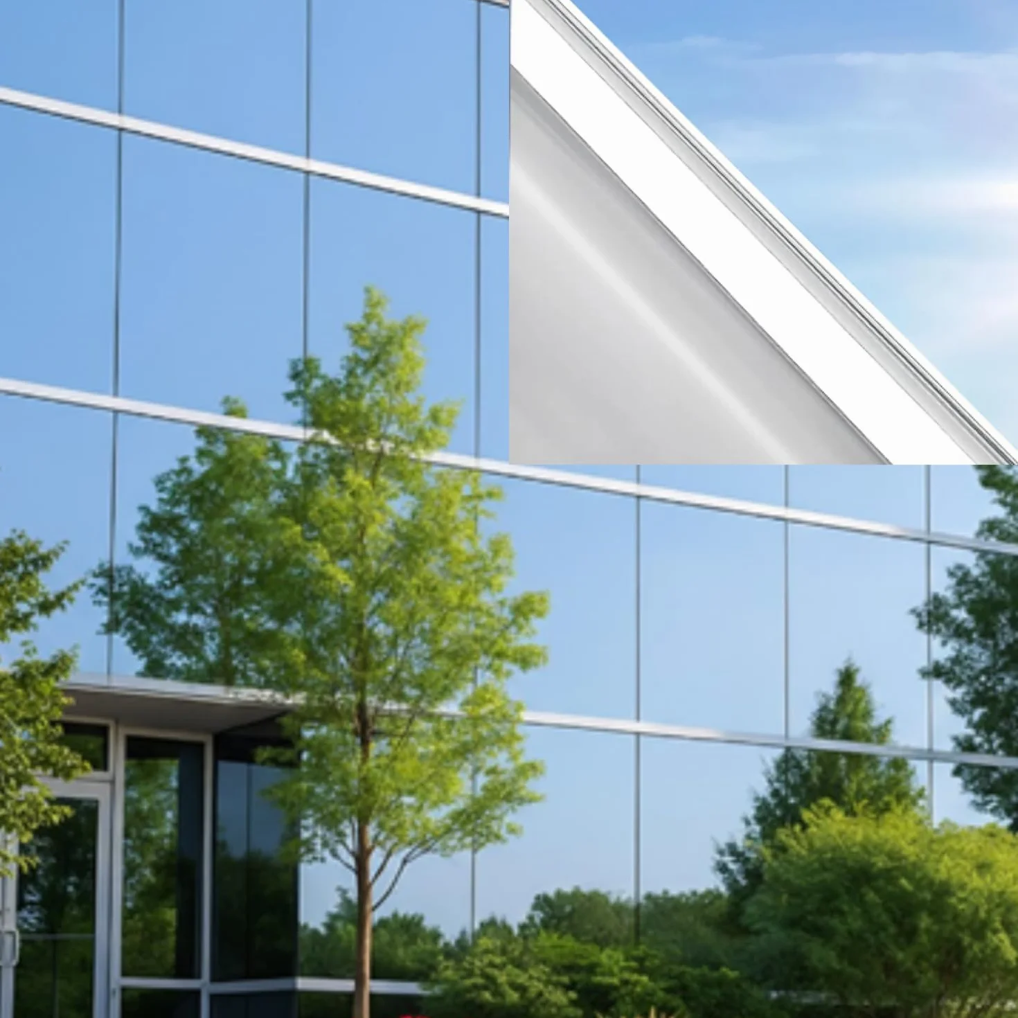 Película de espejo para lunas de privacidad, día – (152 x 200 cm), anti-UV y control de calor, película opaca reflectante autoadhesiva profesional para ventanas de casa u oficina, fijación fuerte, sin