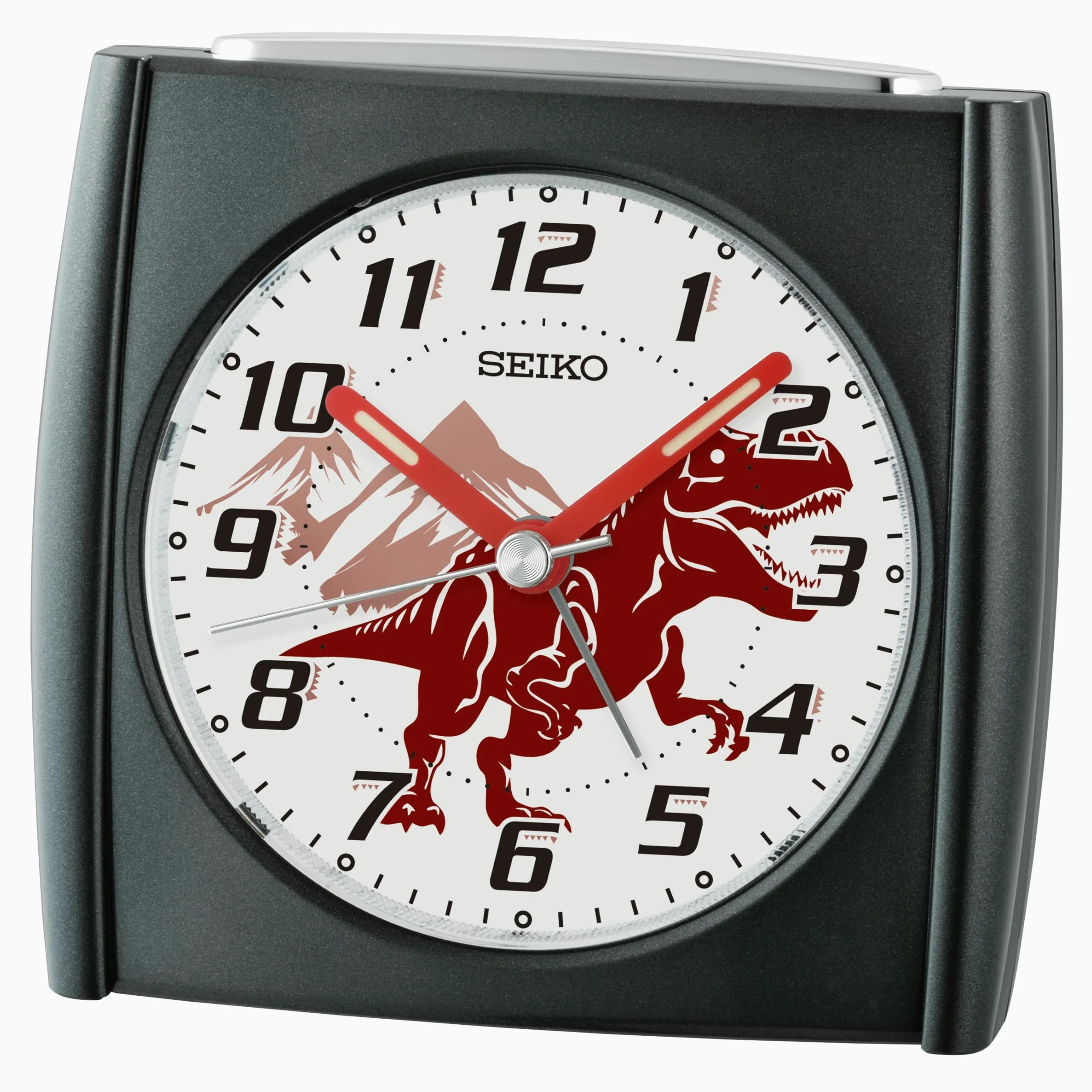 Reloj Despertador Seiko Clock, Color Negro