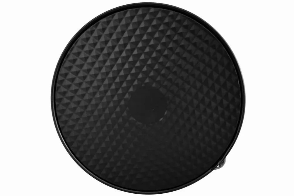 molde desmontable con 1 fondo Ø 26 cm, Fondo antigoteo, Acero con revestimiento antiadherente, Negro