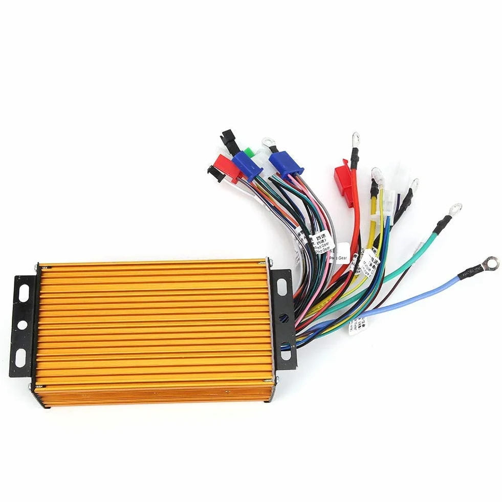 Controlador Sin Escobillas Bicicleta Eléctrica 48V-72V Universal 3 Modos 12 Tubos