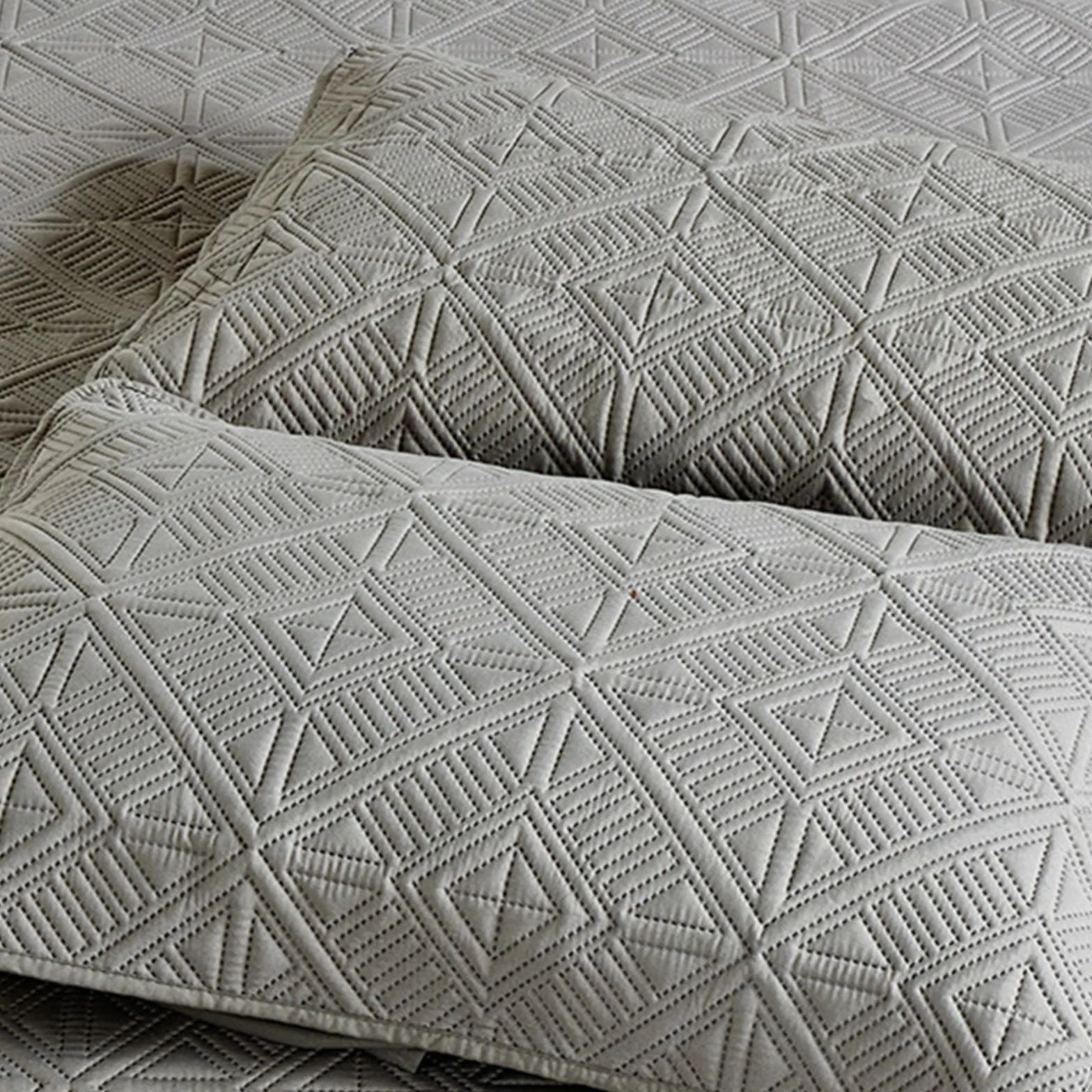 Colcha tamaño King Mantas de Cama Dobles Acolchadas - Reversible Relieve Matt acabó Fundas Cama Doble Colcha + 2 Fundas de Almohada - Color sólido Algodón Colchas Y Mantas(Navy,240 * 260cm)