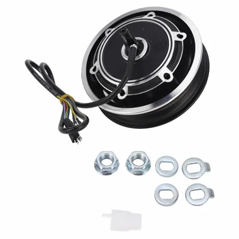 Motor Eléctrico 48V 1000W Cubo Rueda Aleación Aluminio para Bicicleta Eléctrica Bricolaje