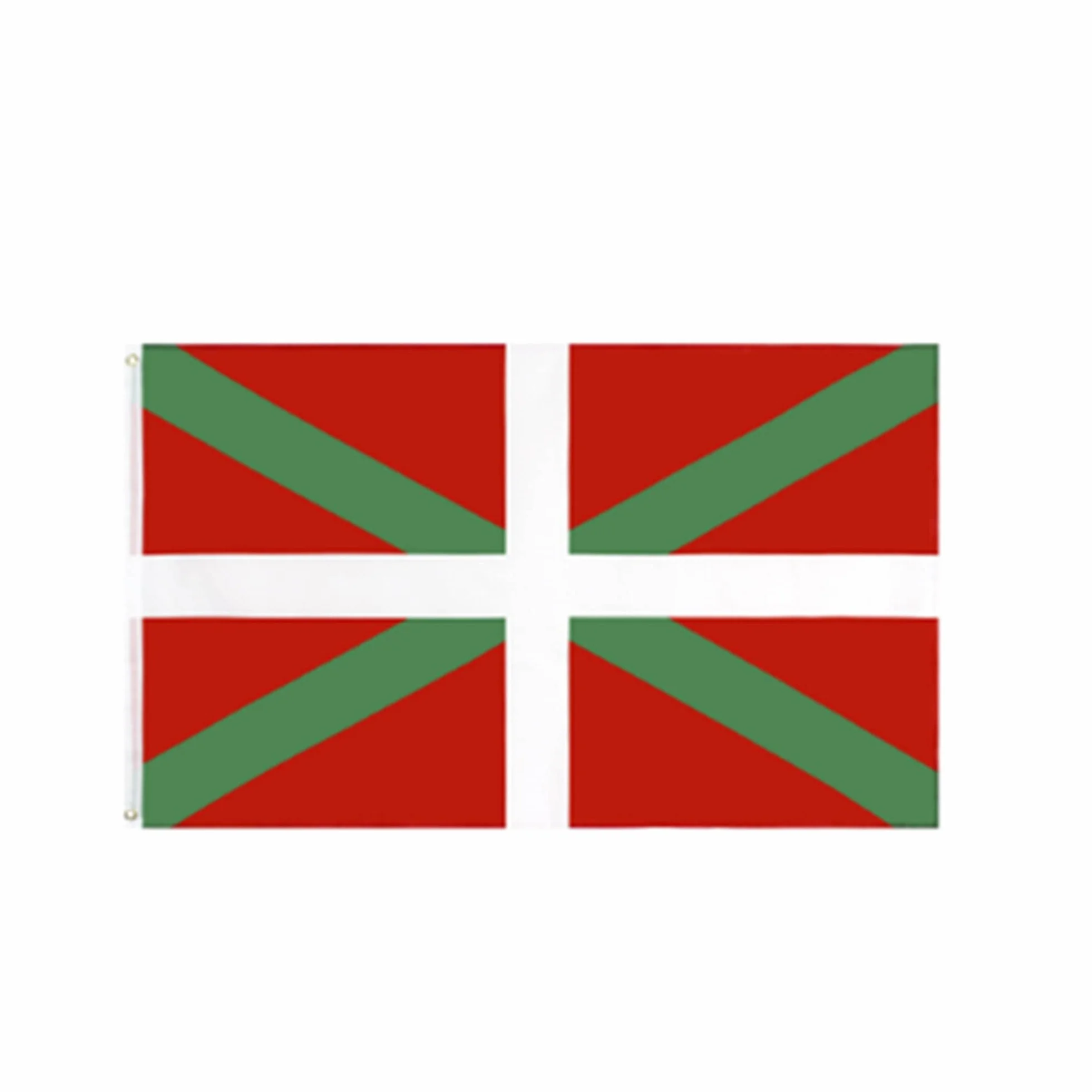 Bandera España País Vasco 90x150cm 3x5ft Poliéster 90g 2 Ojales Metal Costura Doble
