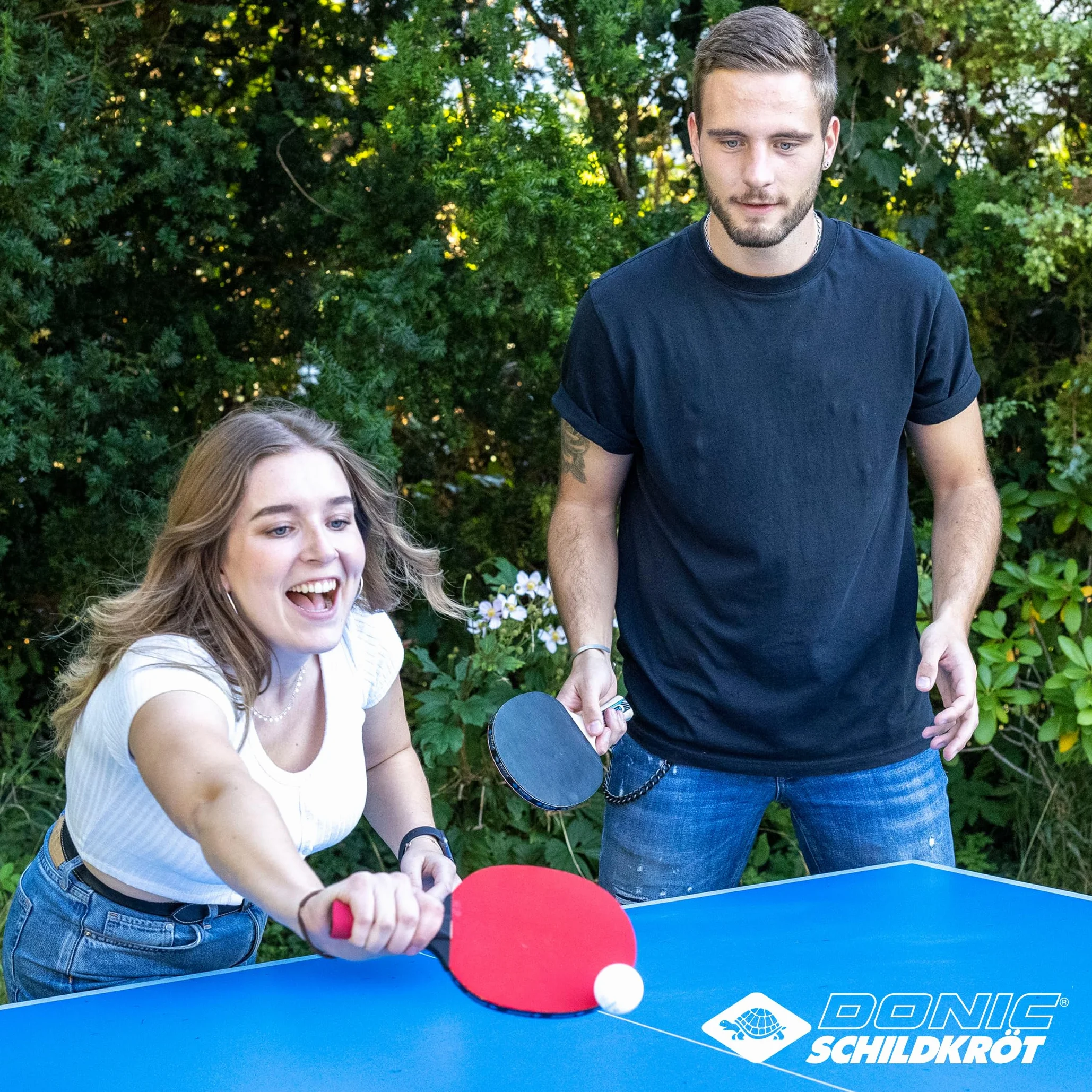 Donic-Schildkröt Pelotas de Tenis de Mesa 1 Estrella Elite Poly 40+ 3 Piezas