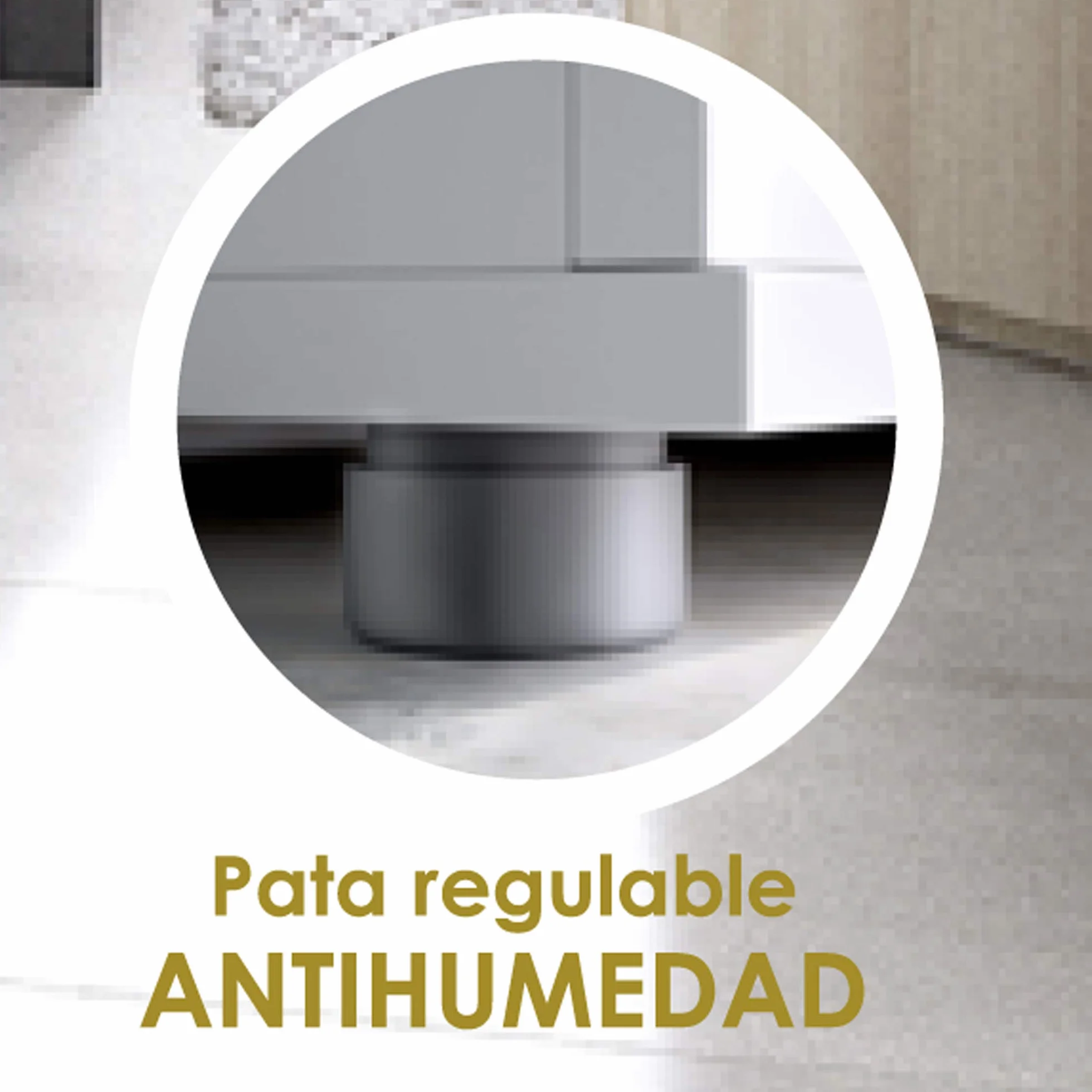 DEKIT GRUPO RIMOBEL Armario Multiusos 3 Puertas, Blanco, 116x190x35cm