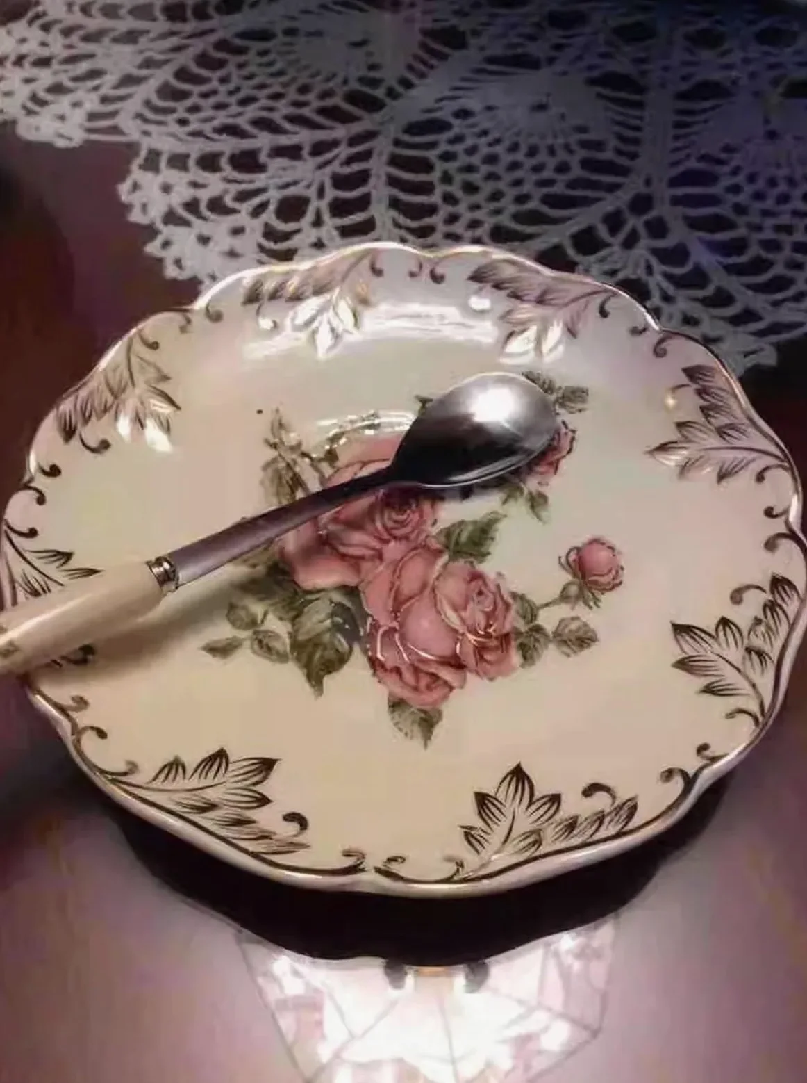 Juego de tazas, tazas y platillos, taza de cerámica de porcelana de hueso con plato de postre, apta para microondas y lavavajillas, taza para té, leche, café con leche (Color3)