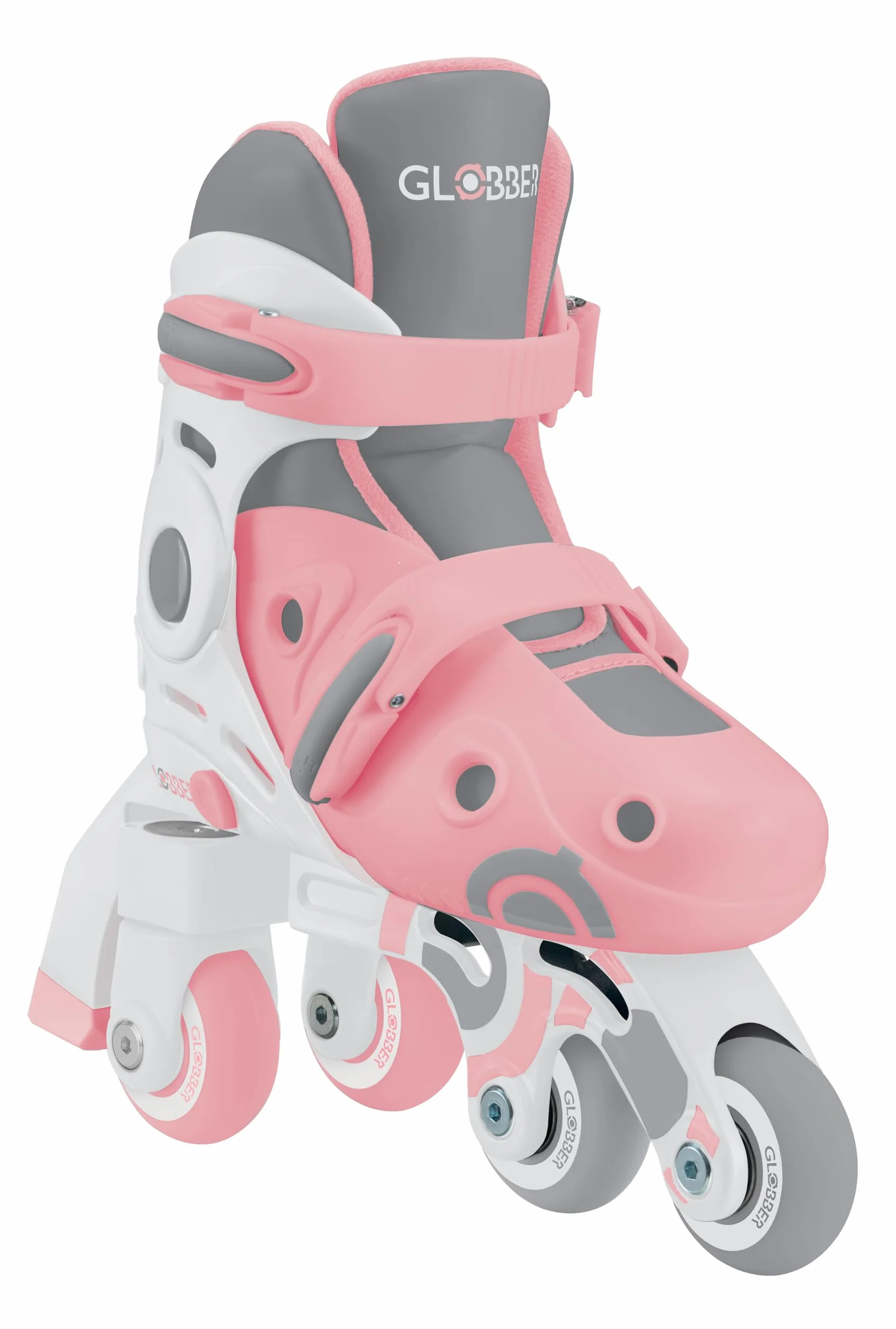 Globber Patines en Línea 2 en 1 Niños Talla 30-33 Rosa Pastel