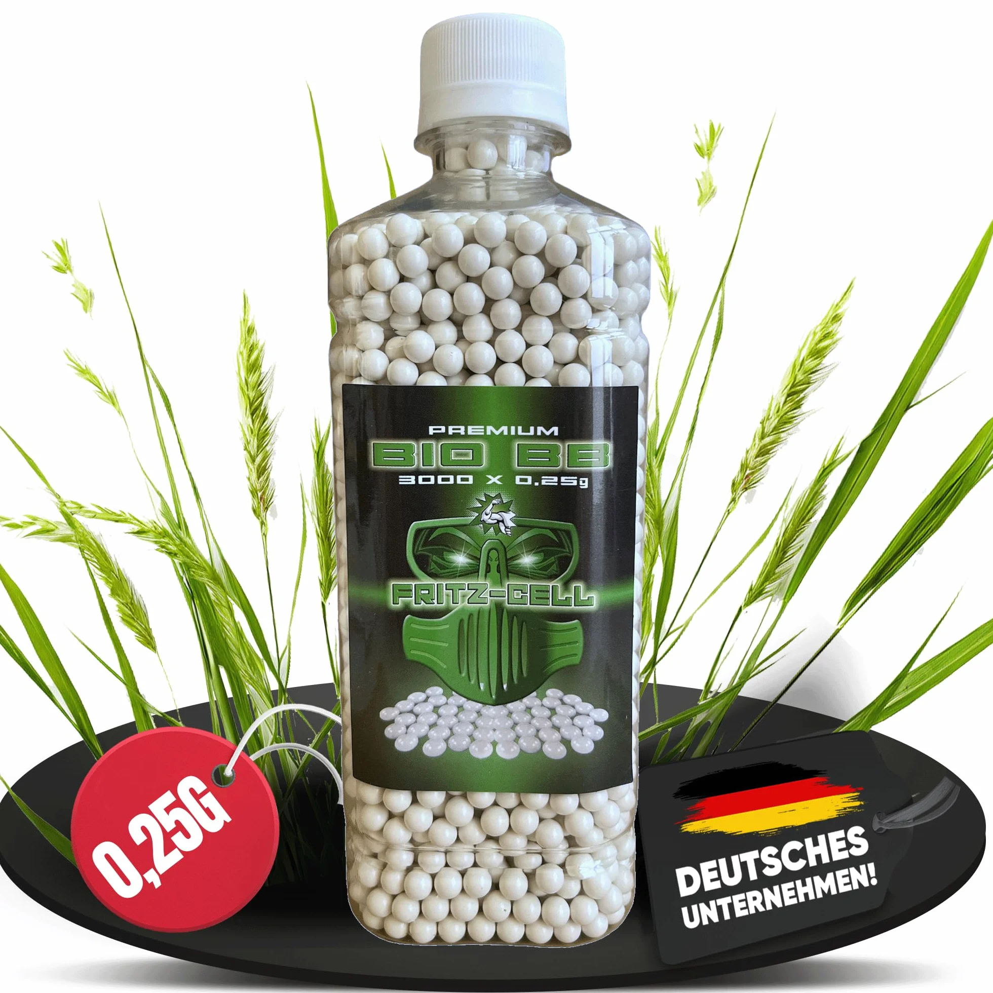 Airsoft Bio BBs 6 mm 0,25 g Fritz-Cell Biodegradable 3000
