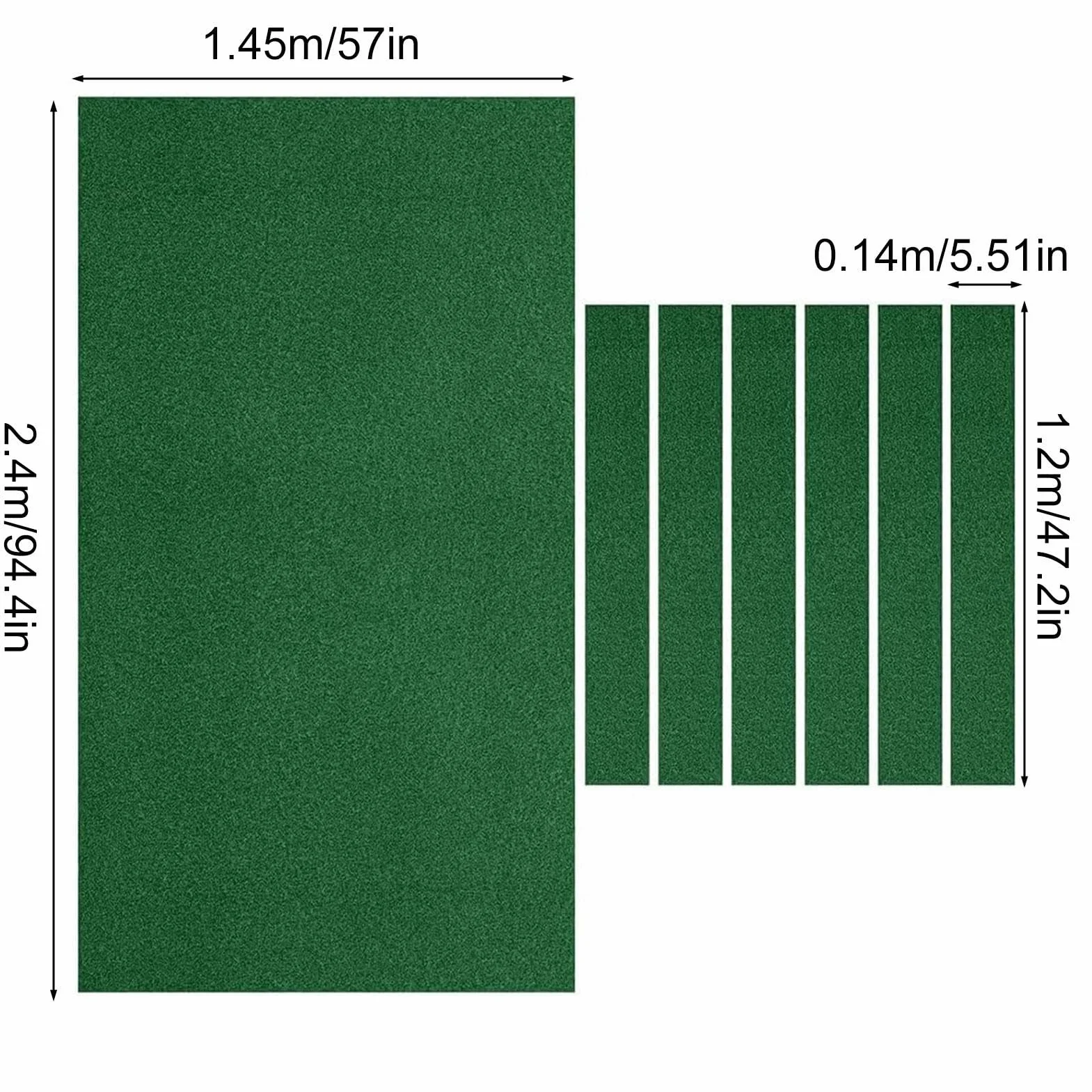 Paño de fieltro para mesa de billar profesional con 6 tiras