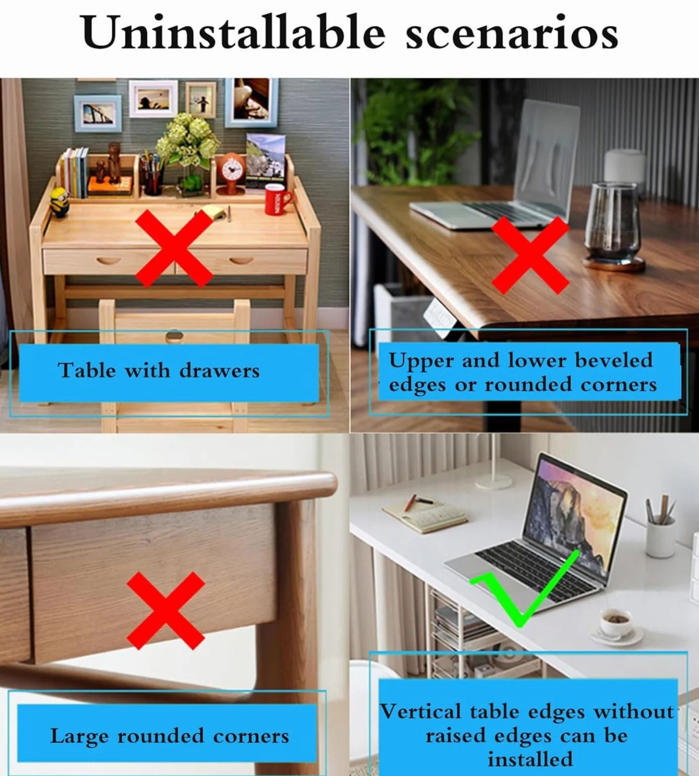 Ergonómica Bandeja Extensora De Escritorio Soporte, Extensión Teclado Ergonómica, No Es Necesario Perforar, Fácil Instalación, Plegable Para Hogar Tablero De Extensión De Escritorio B,90x25cm