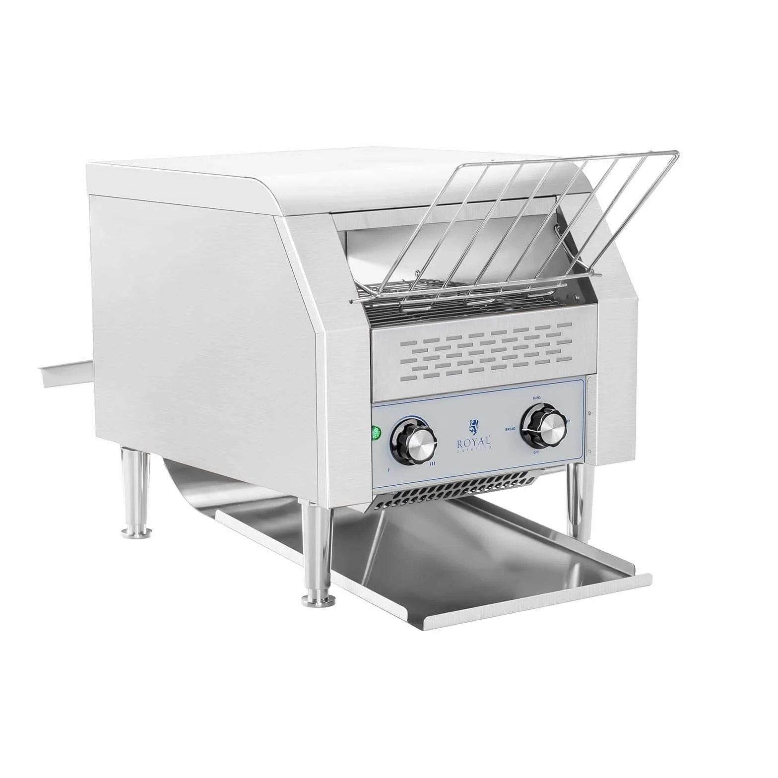 Royal Catering RCKT-1940 - Tostadora continua - Acero inoxidable