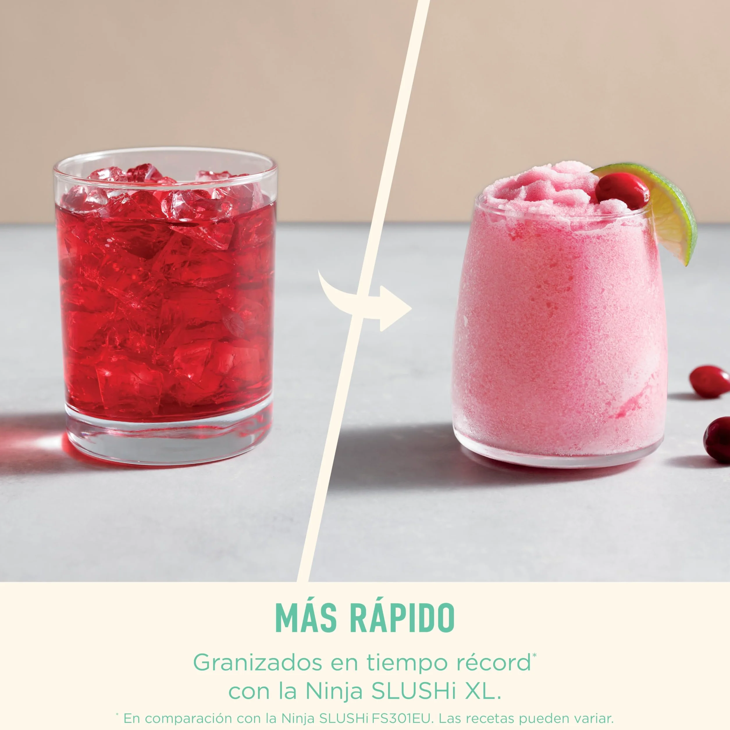 Ninja SLUSHi XL Máquina de bebidas heladas con tecnología SlushAssist, capacidad extragrande de 3,7 l (llenado máximo de 2840 ml), prepara granizados, cócteles helados y mucho más, rosa FS601EUPK1