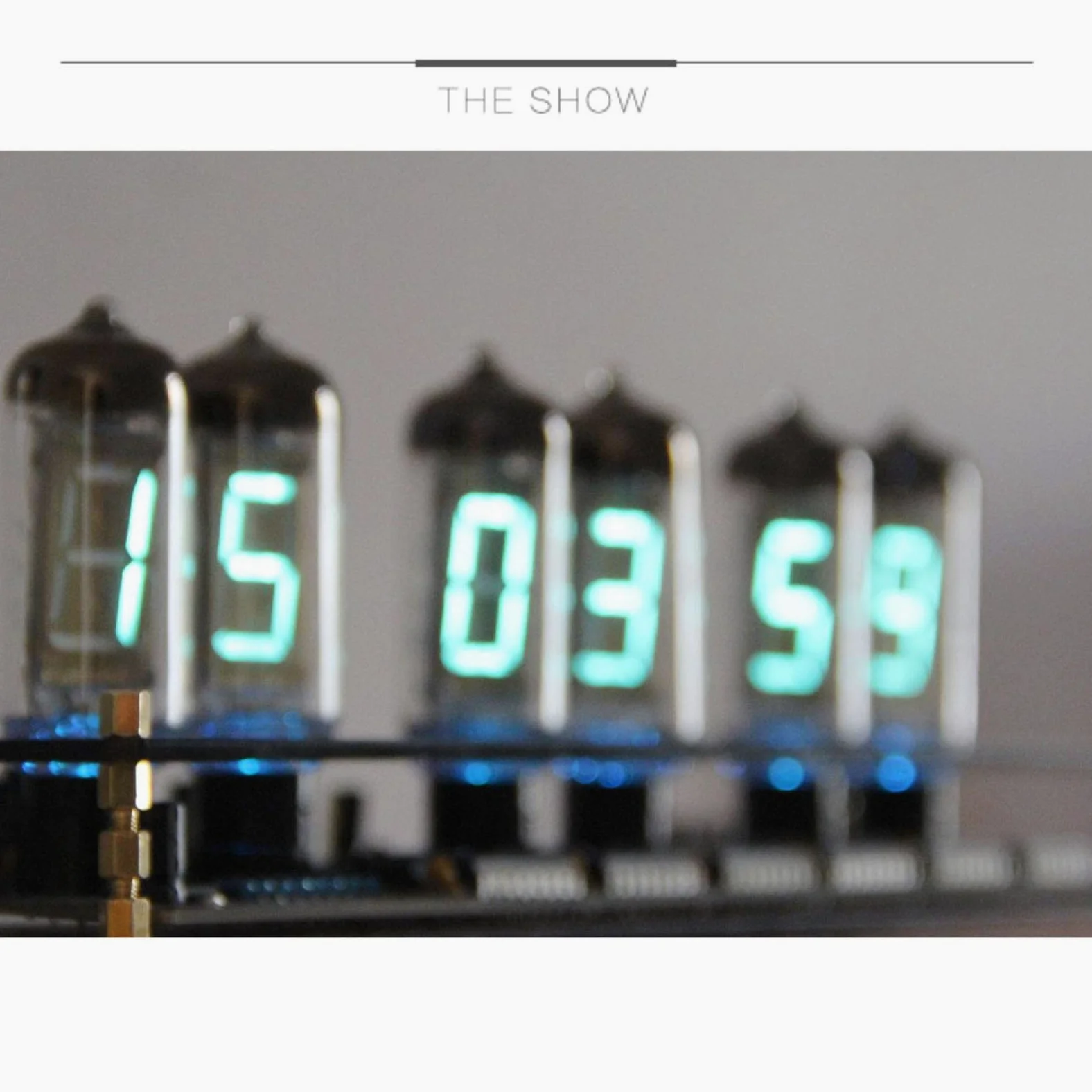 Regalos Personalizados, Reloj de Voz LED, Reloj de Tubo Nixie, Reloj Despertador Bluetooth, Reloj de Tubo Nixie, Temporizador de Encendido y Apagado de Tubo Fluorescente,